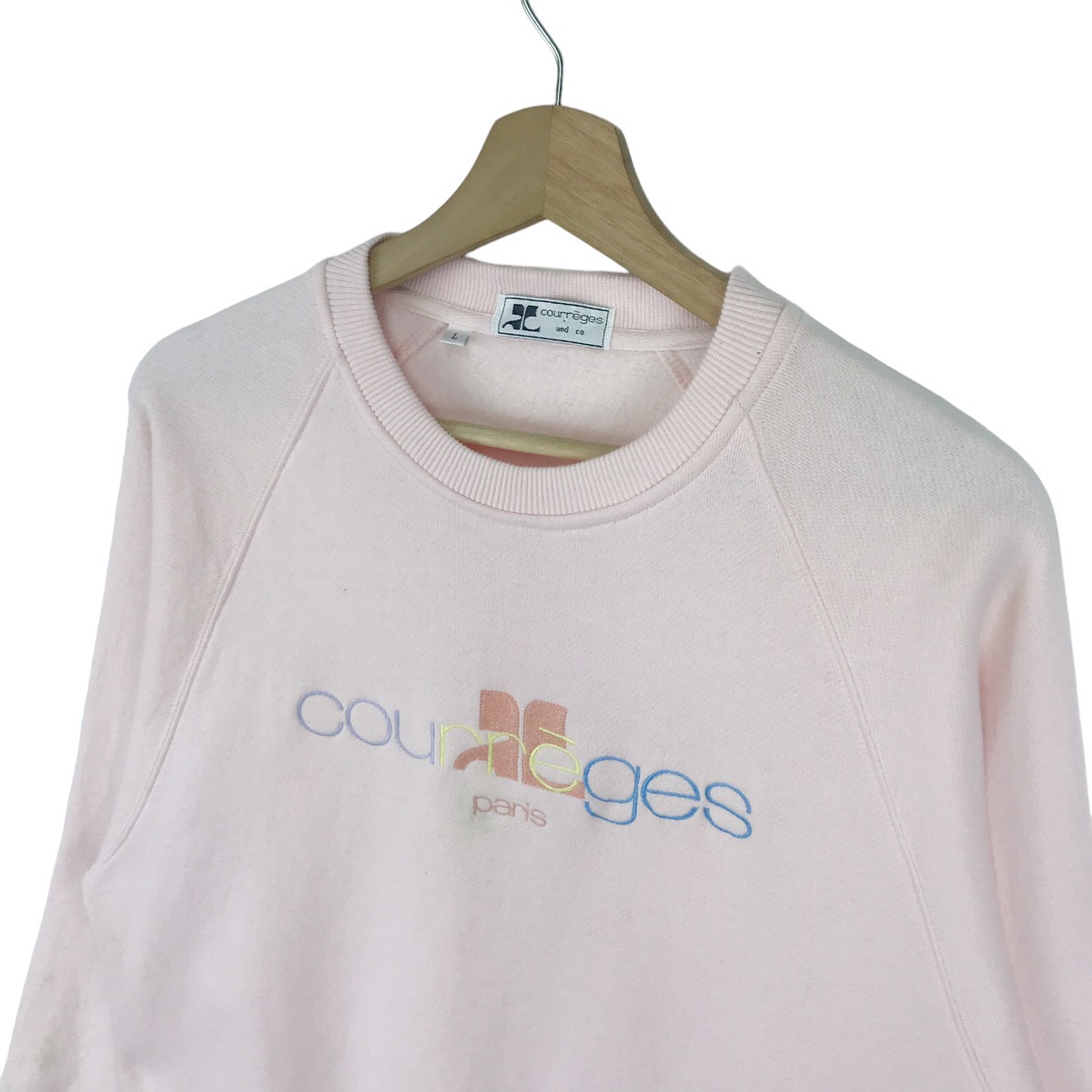 Courreges Embroidered Multicolor Logo Sweatshirts - 4