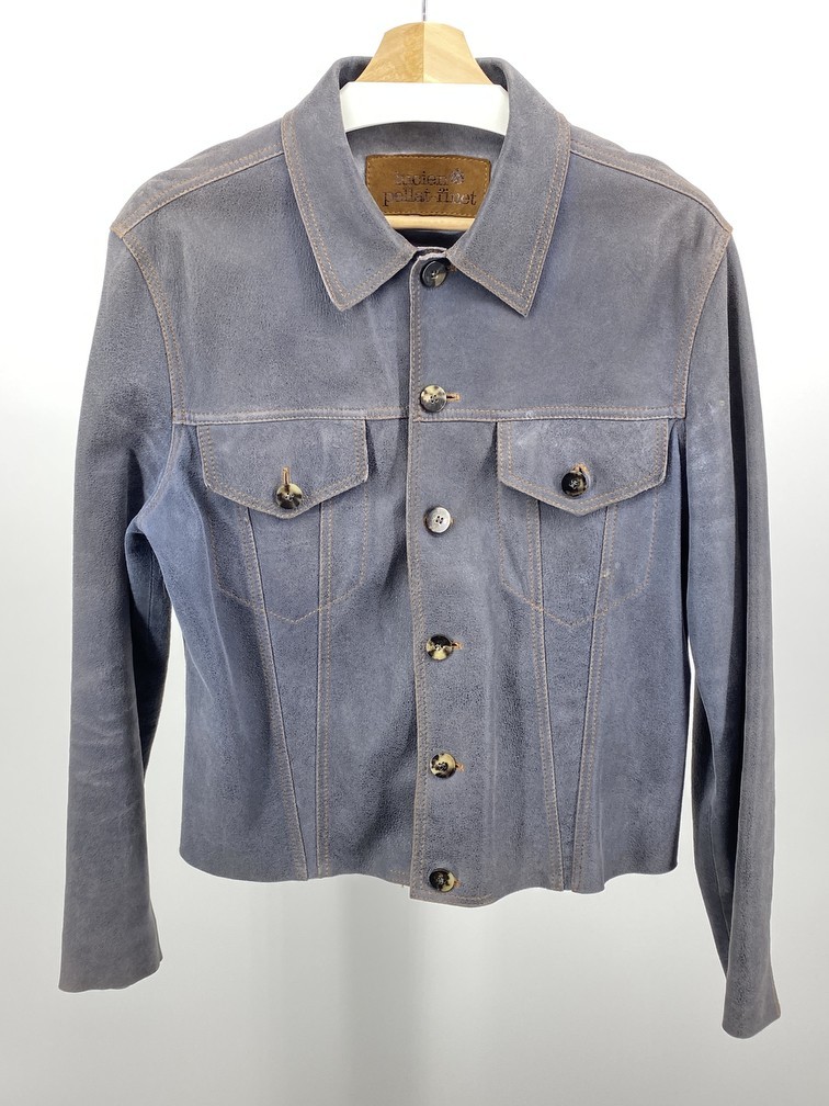 Lucien Pellat Finet - Leather Trucker Jacket - 1