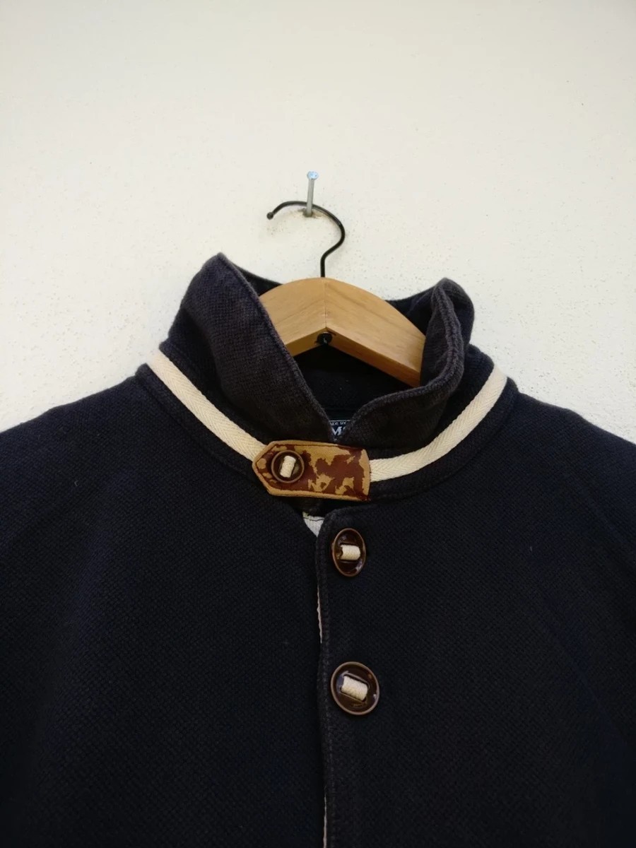 Japan Button Ups Sweatshirts Light Sweater - 5