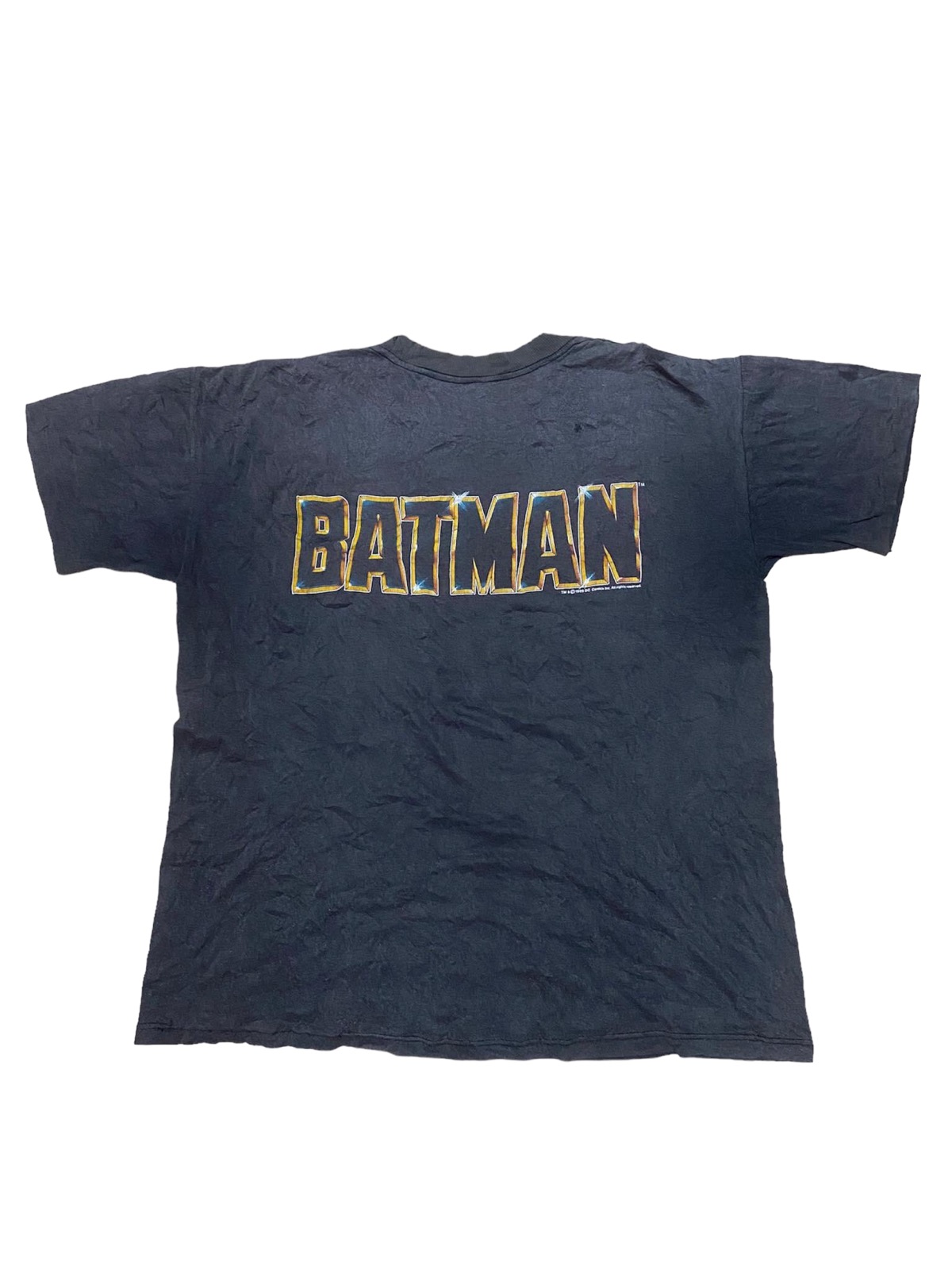 Vintage - 1989 Batman Movie Merchandise Logo Tshirt - 3