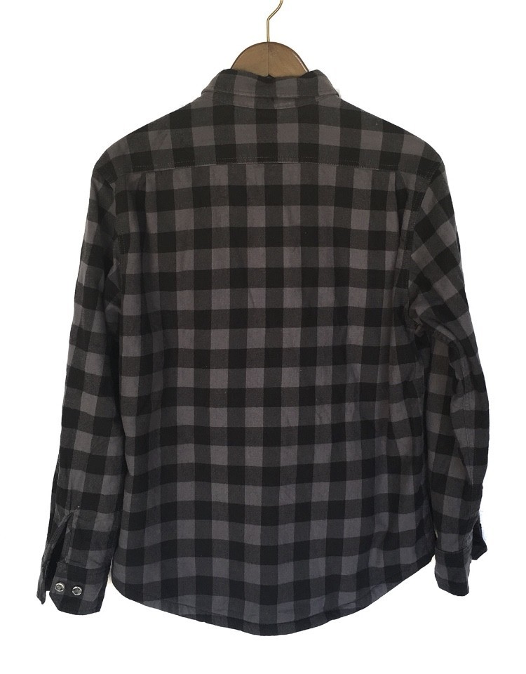 Eddie Bauer - Vintage Eddie Bauer Fleece Lining Checkered Flannel Jacket - 2