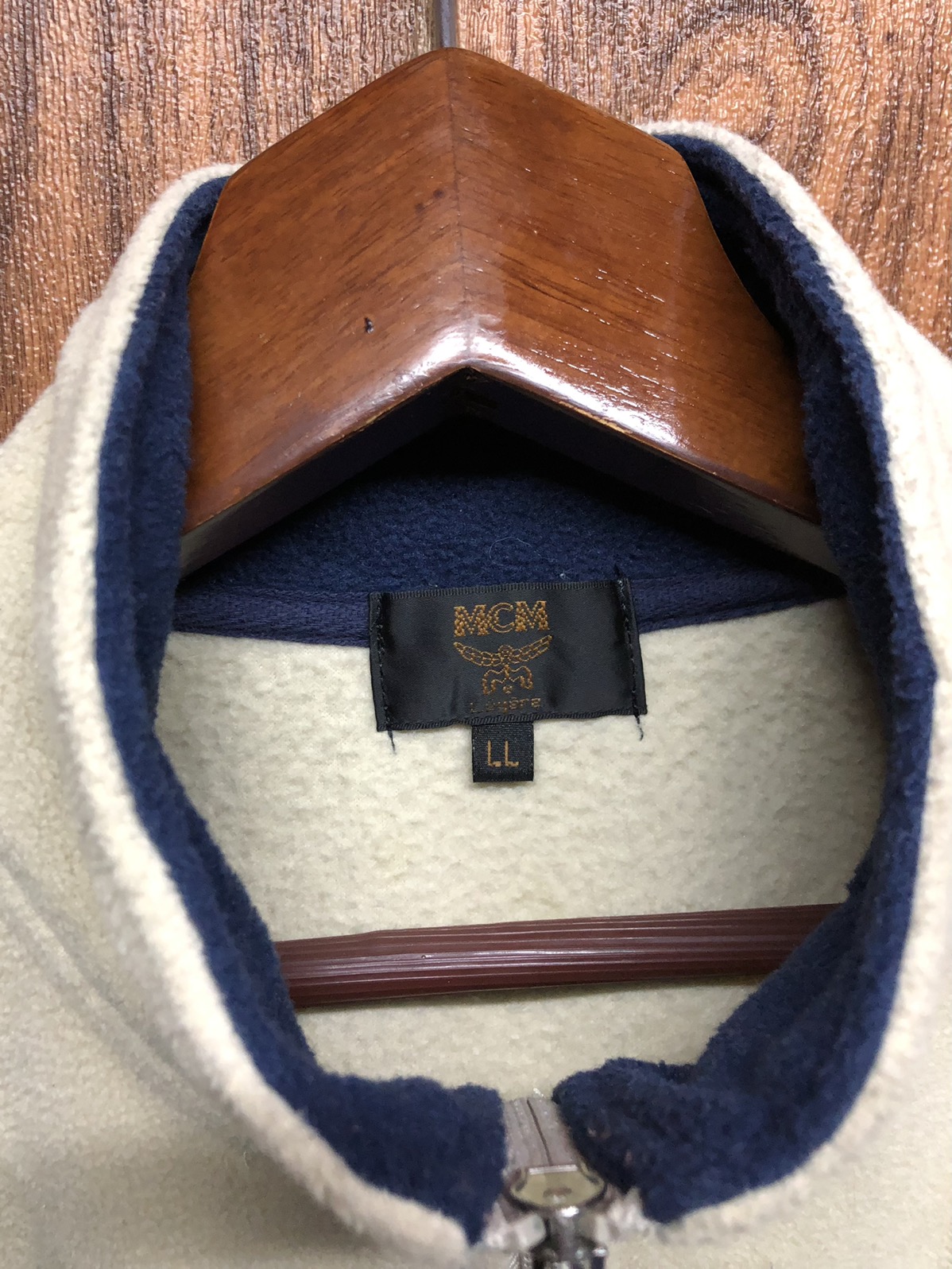 LAST CALL⏰MCM Small Logo Half Zip Fleece Sweater - 9