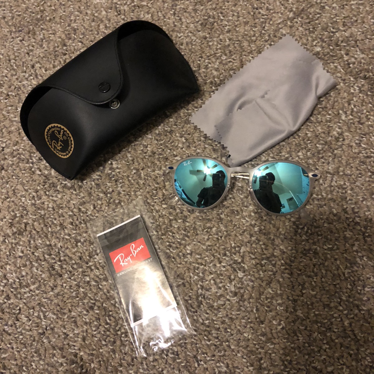 RayBan - Round Light Way Transparent Sunglasses - 1