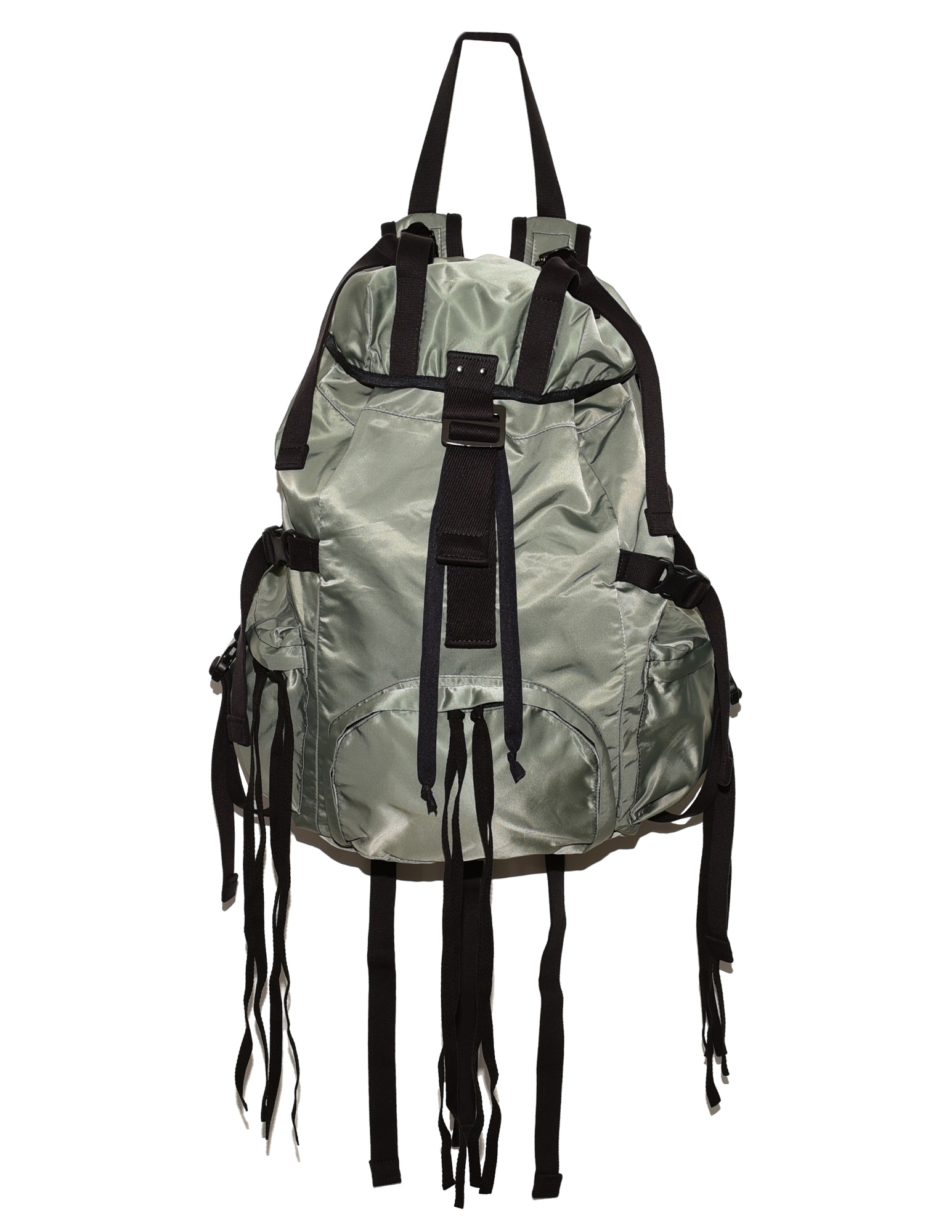 Yohji Yamamoto Ground Y Nylon Twill Belt Backpack - 1