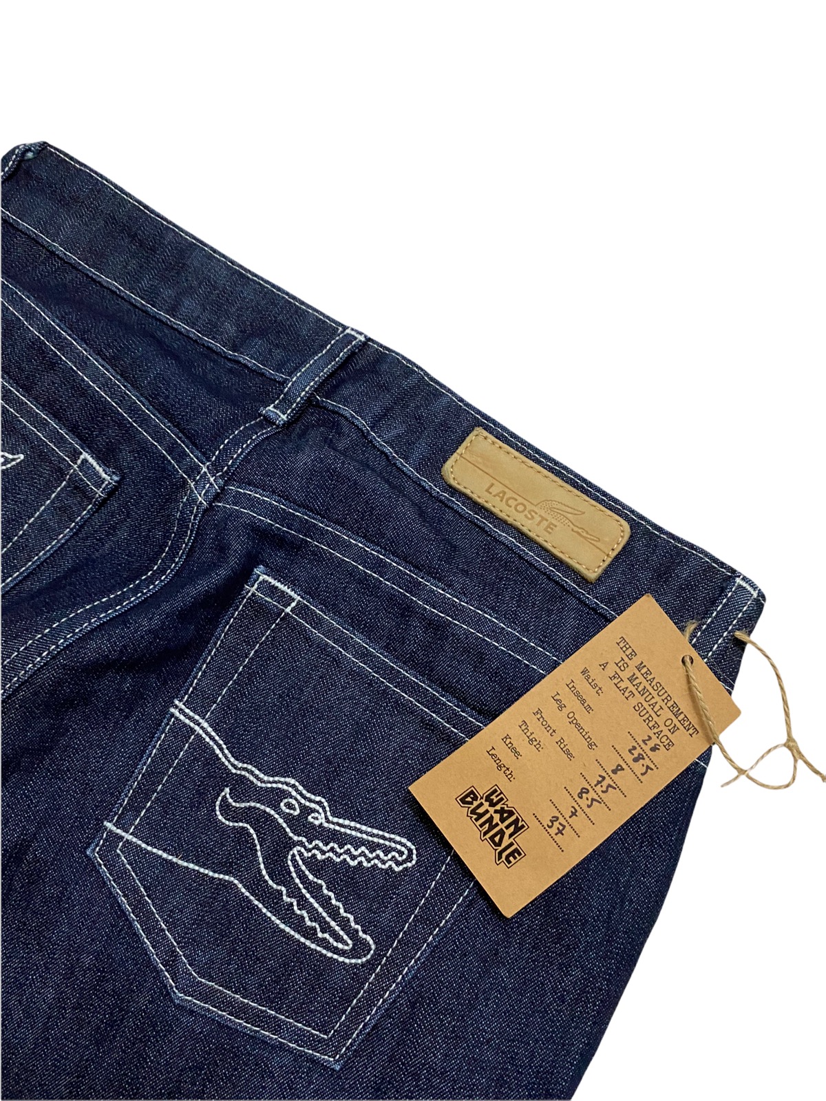 Women Lacoste Jeans Denim Made in Japan - 5