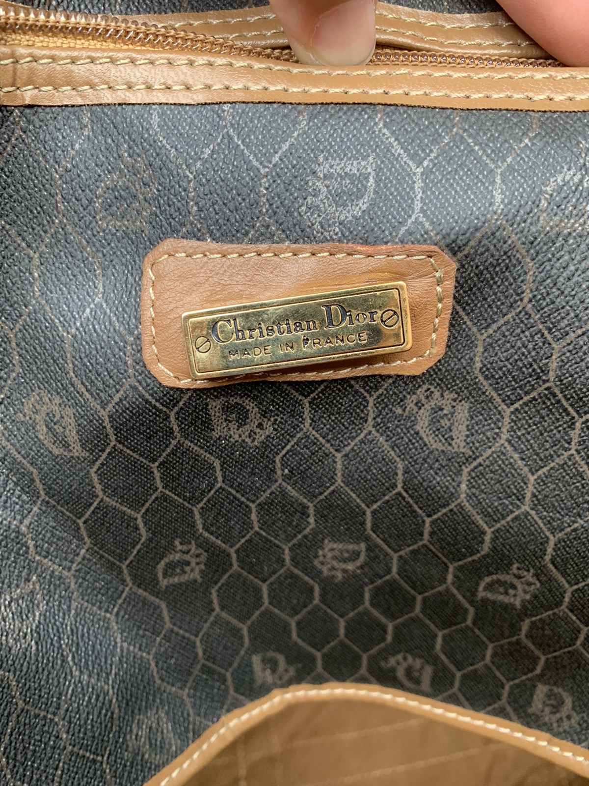 Vintage iconic Dior monogram travel bag - 14