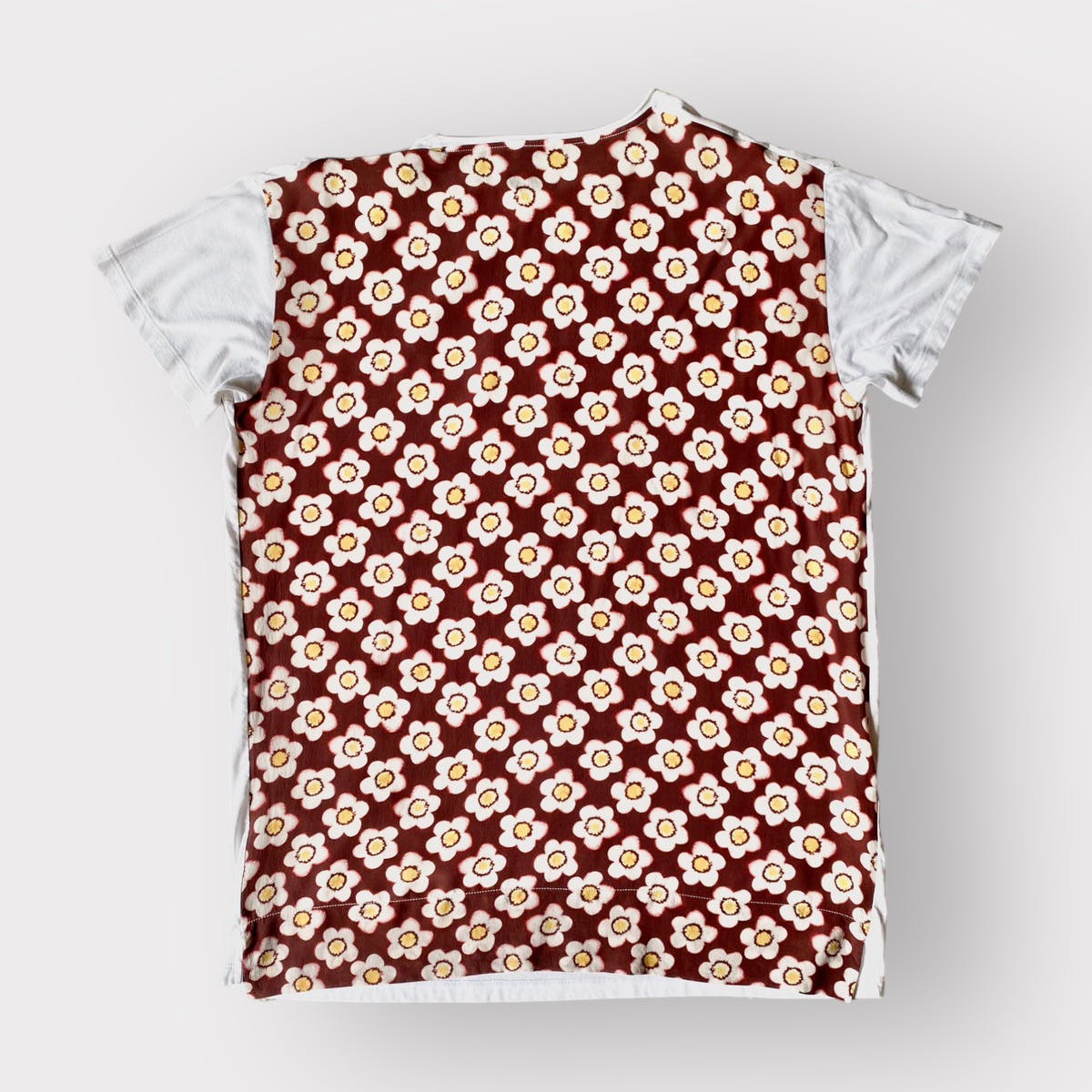 2013 Floral Cotton/Silk Oversize T Shirt - 1