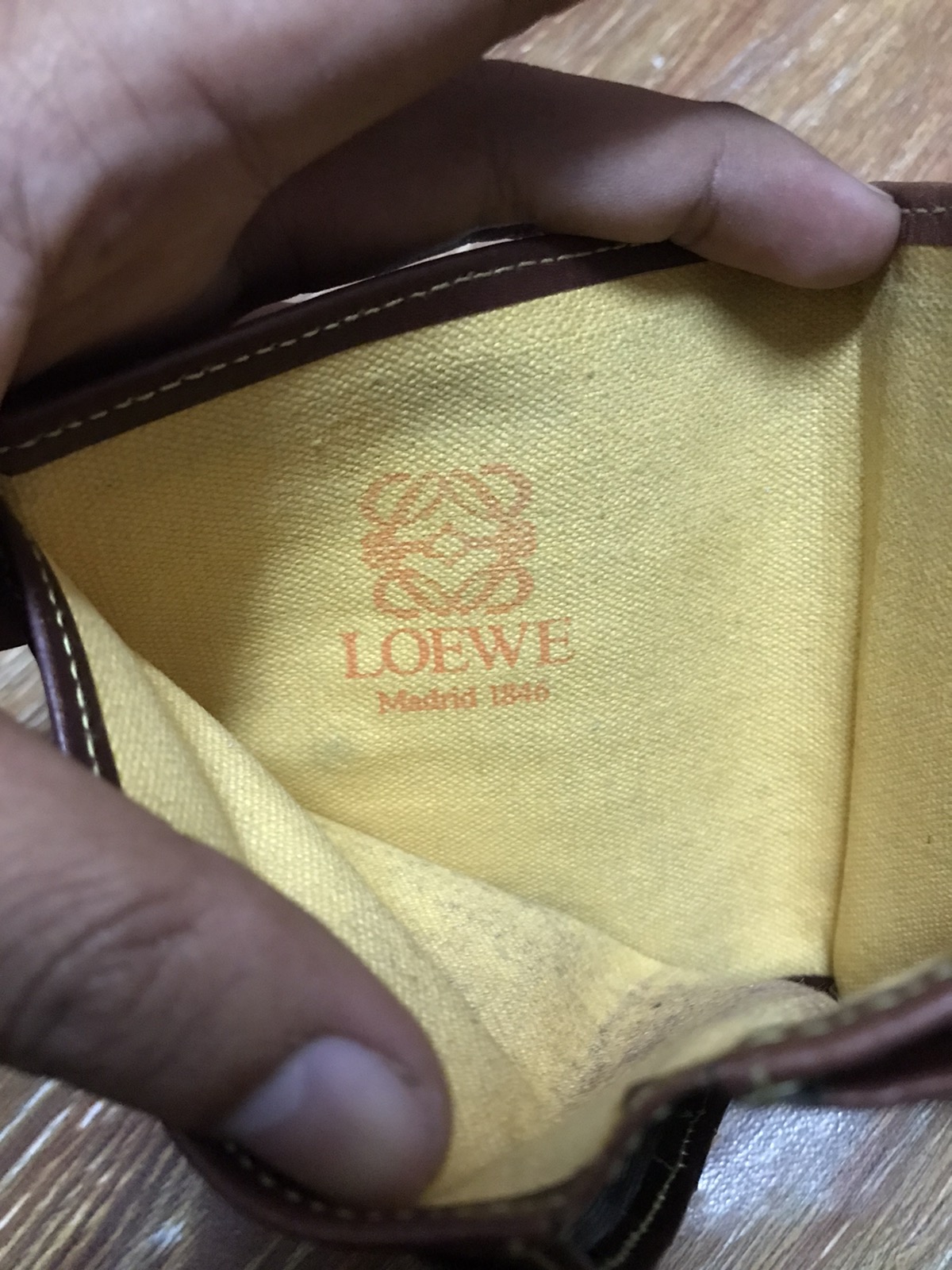 Vintage Loewe Wallet Made in Spain - 4