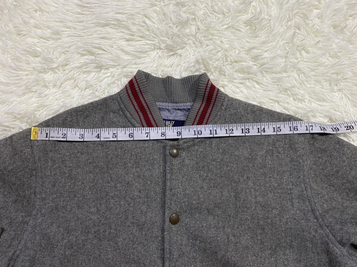 Japanese Brand - Billy The Kid Wool Blend Baseball Varsity Jacket - 15