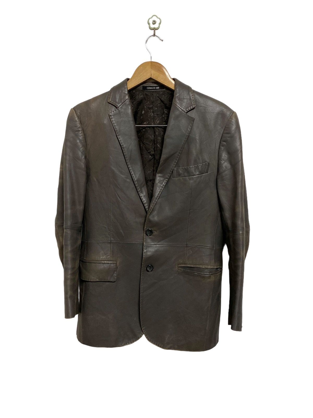 Cerruti 1881 Lambskin Leather Jacket - 1
