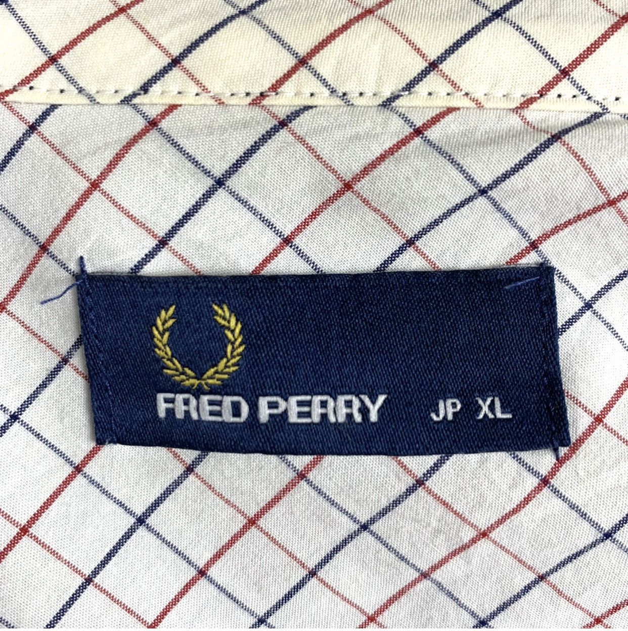 Vintage Fred Perry Japan Plaid Zipper Light Jacket - 7