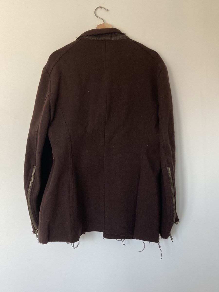 Beauty Beast - Readymade BB distressed bondage wool jacket - 15