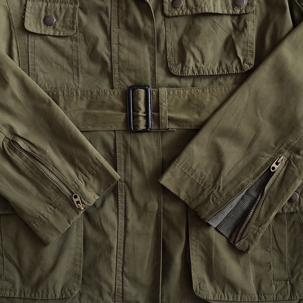 Vintage - Vintage GAP Military Style Zipper Jacket - 11