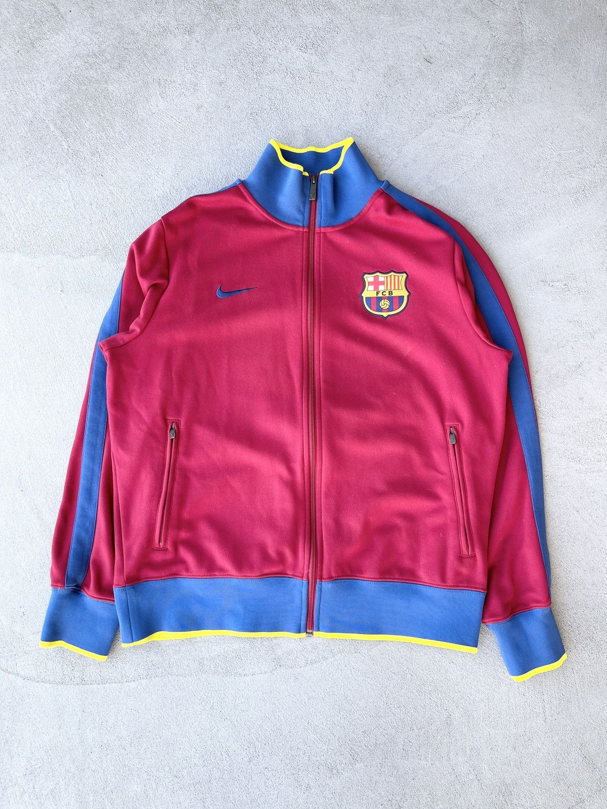 STEAL! 2010-11 FC Barcelona Home Track Jacket (L) - 1