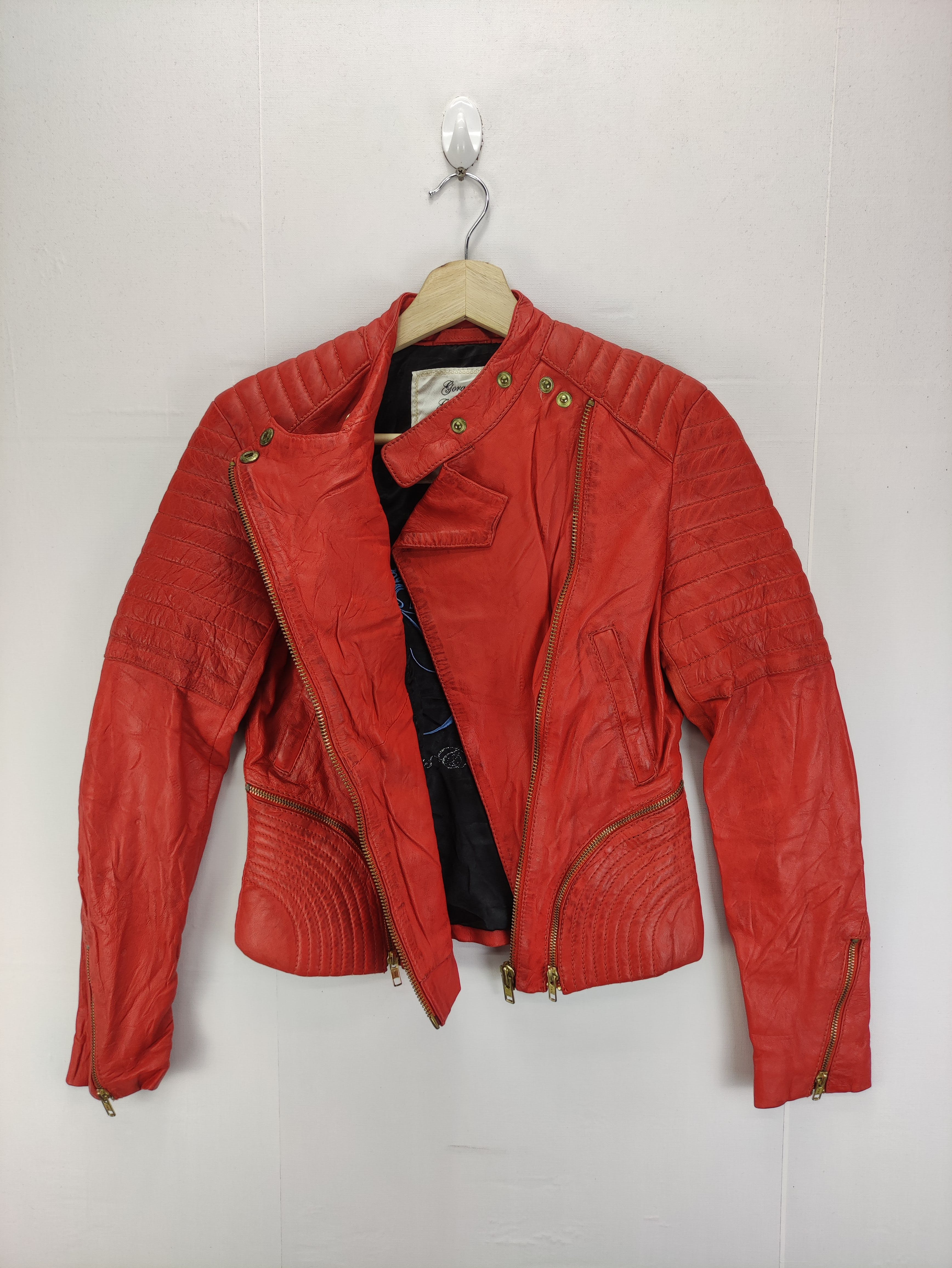 Vintage GG Lady Leather Jacket Zipper - 6