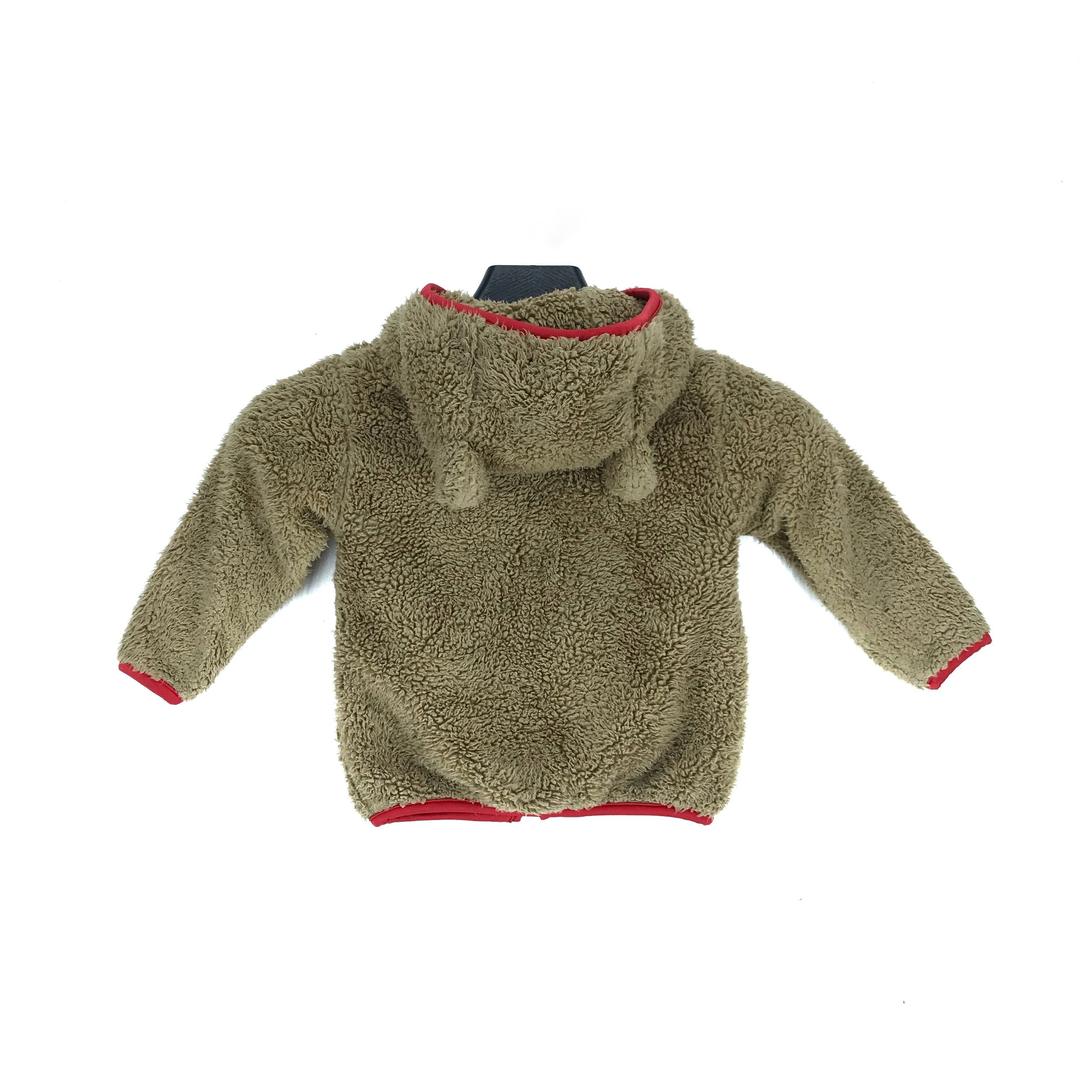 BEAMS Mini Deep Pile Fleece Hooded Baby Jacket #2368-93 - 2