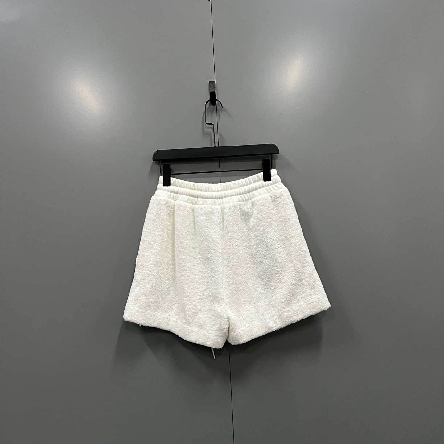  Miu Miu lettering embroidered lace-up shorts - 2