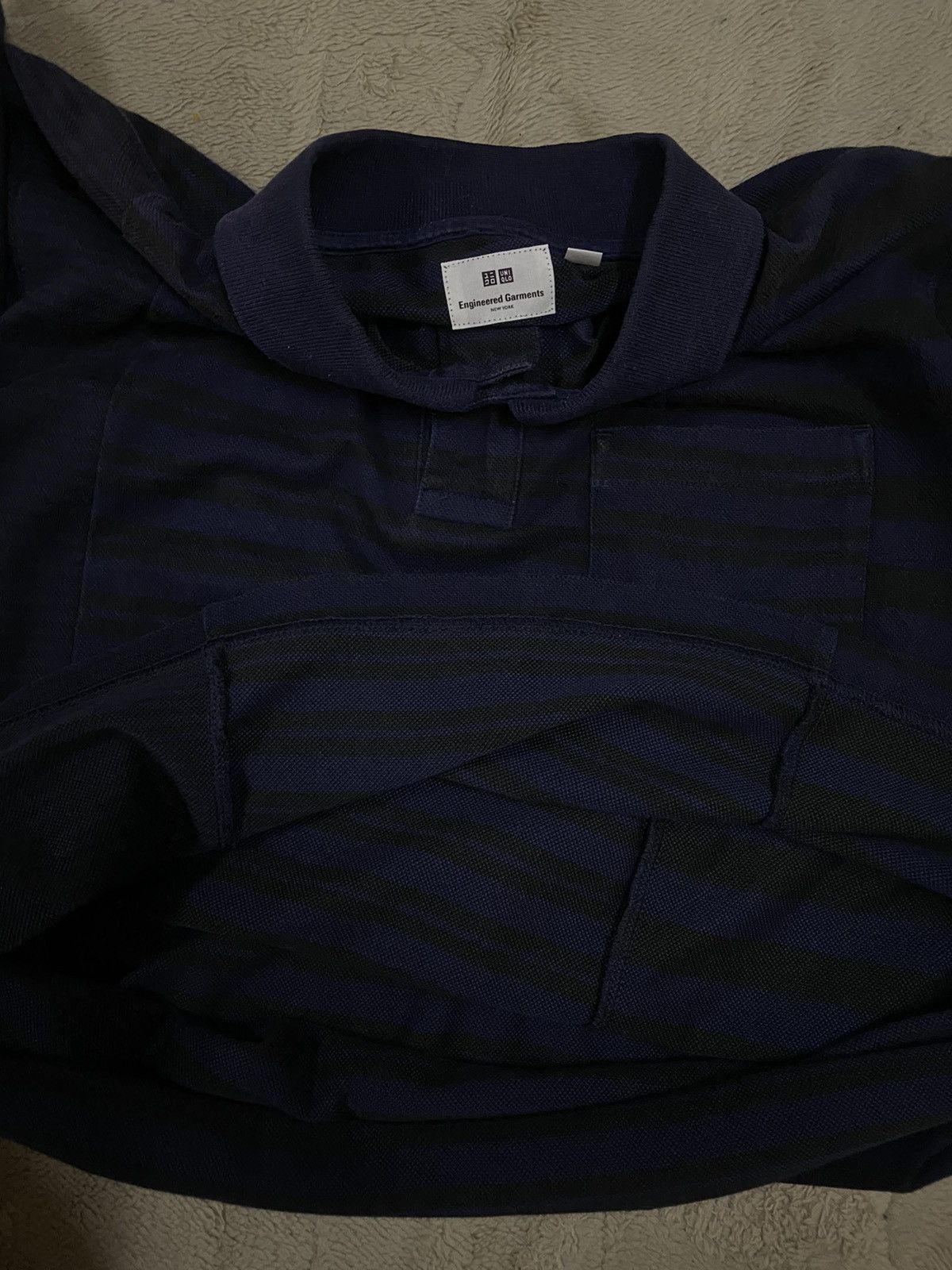 Rare Enginereed Garment Uniqlo Reconstructed Striped Pocket - 18