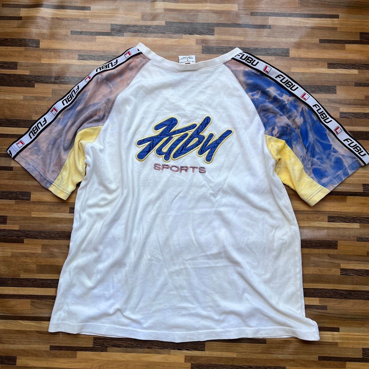 Vintage 1985 Fubu Collection Bleach Wash TShirt Made In USA - 12