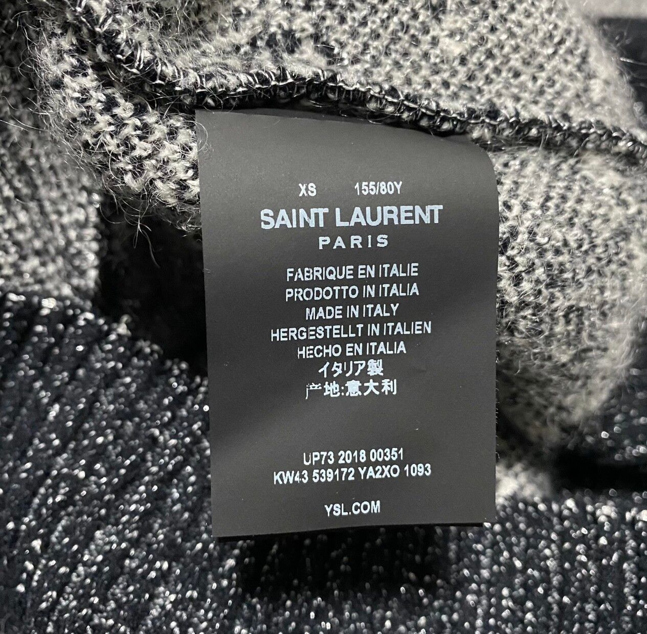 Saint Laurent Paris Starry sky sweater - 4