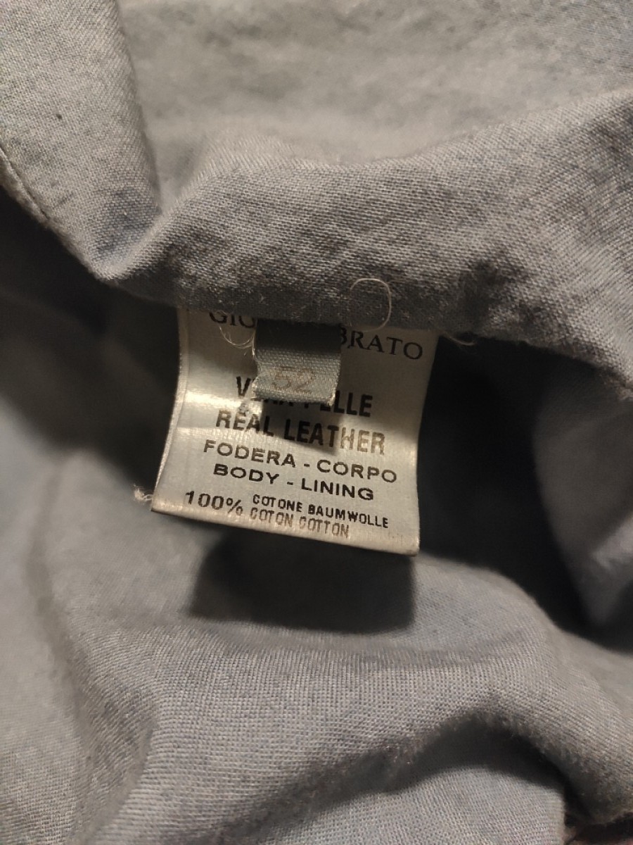 Giorgio Brato - Washed leather biker jacket.Like GUIDI or Julius - 6