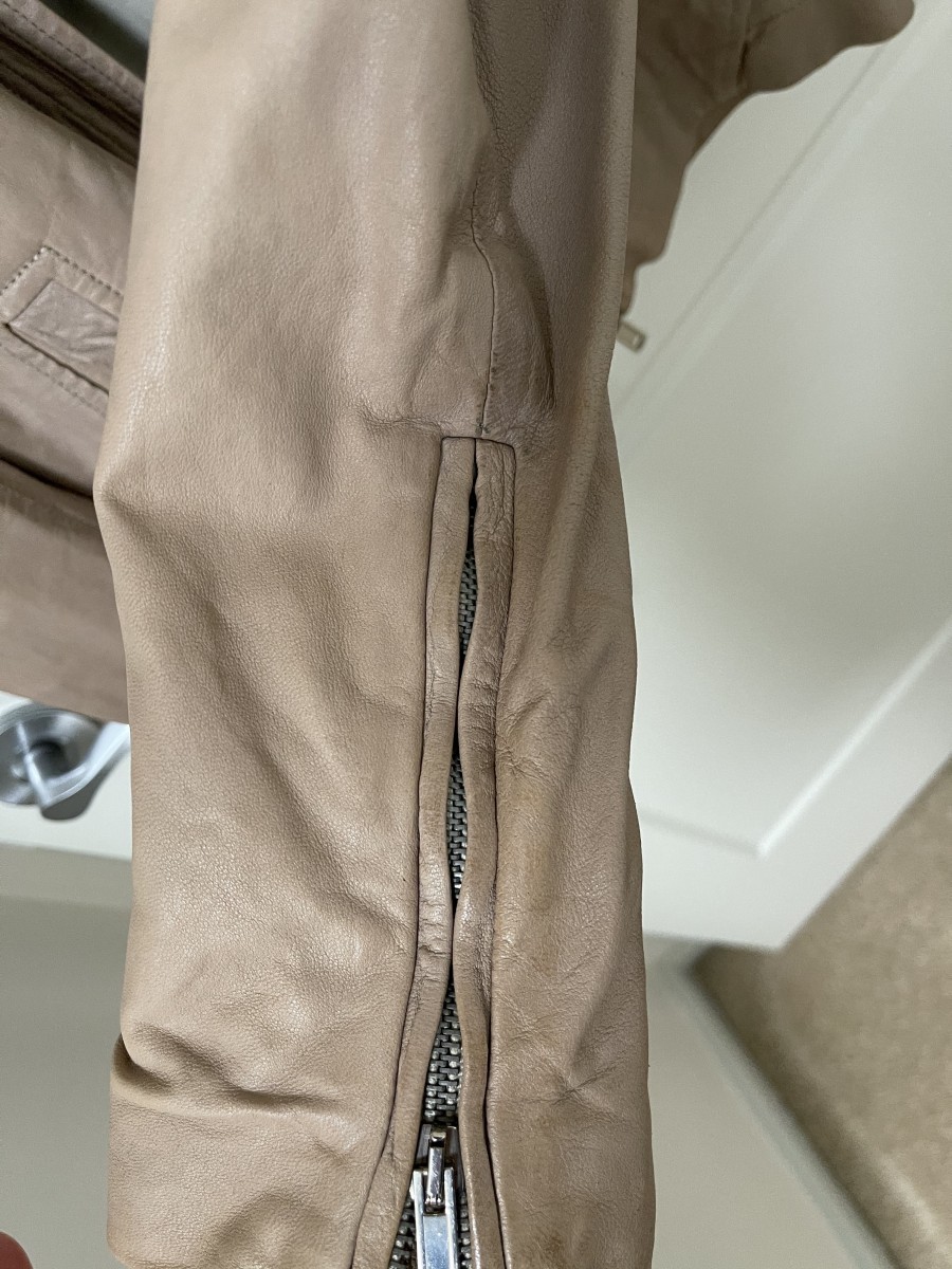 Asymmetric Zip Leather Jacket (SS2011) - 8