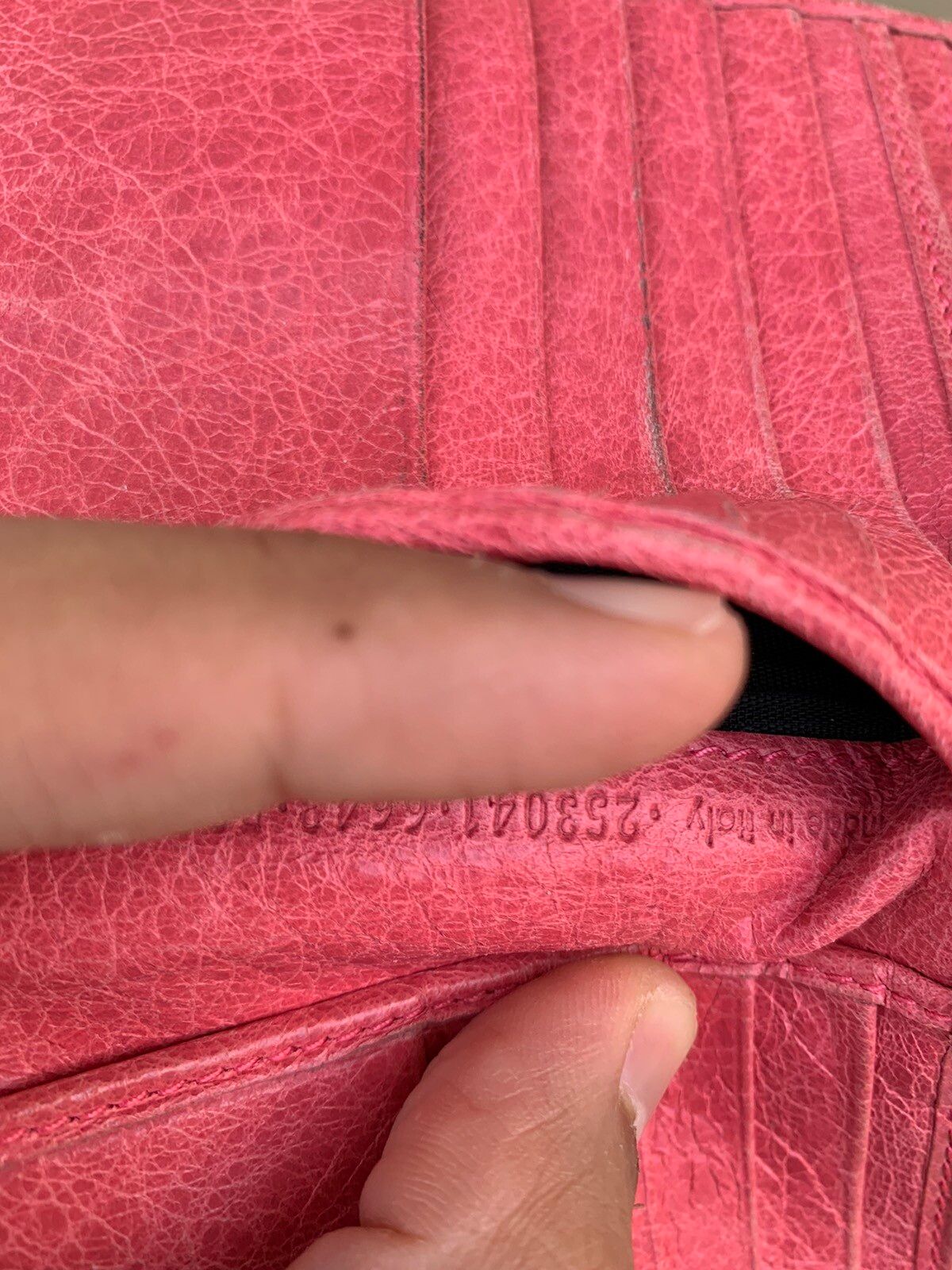 Balenciaga Wallet Pink leather - 7