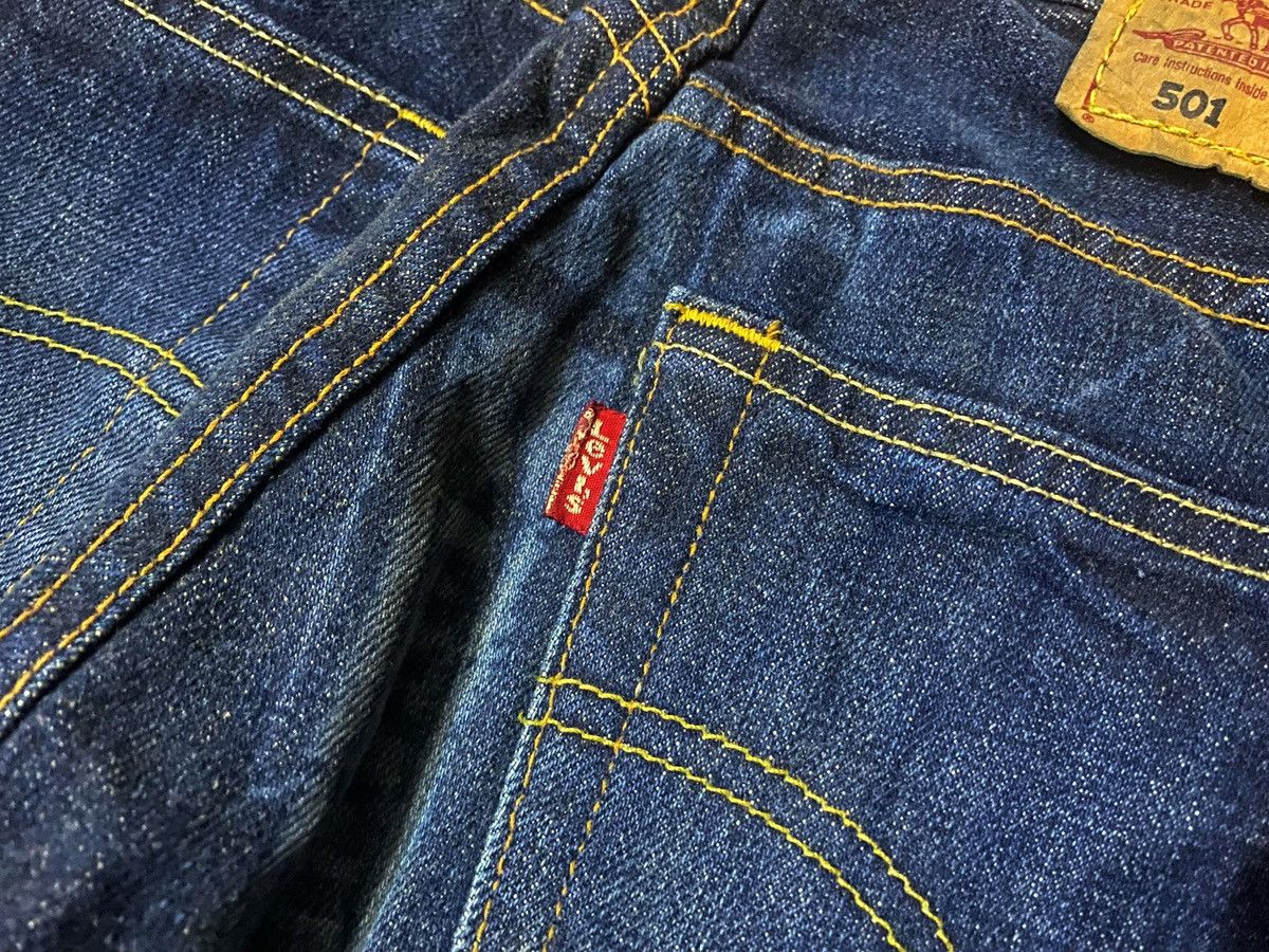 Levis 501 Jeans Denim Big Logo Vintage Rare Men’s W29 L33 - 9