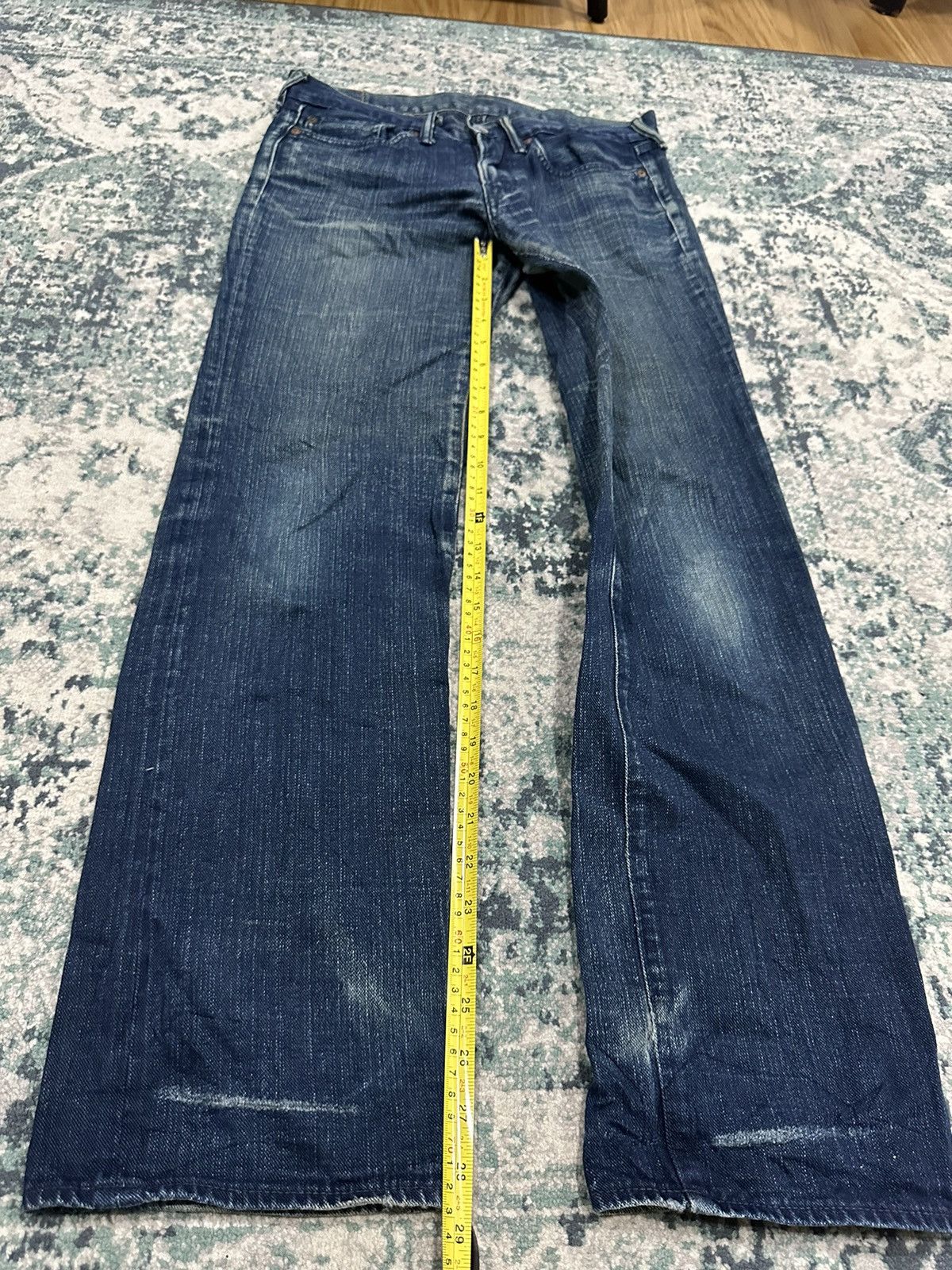 45rpm Japan Selvedge Distressed Denim Pants - 18