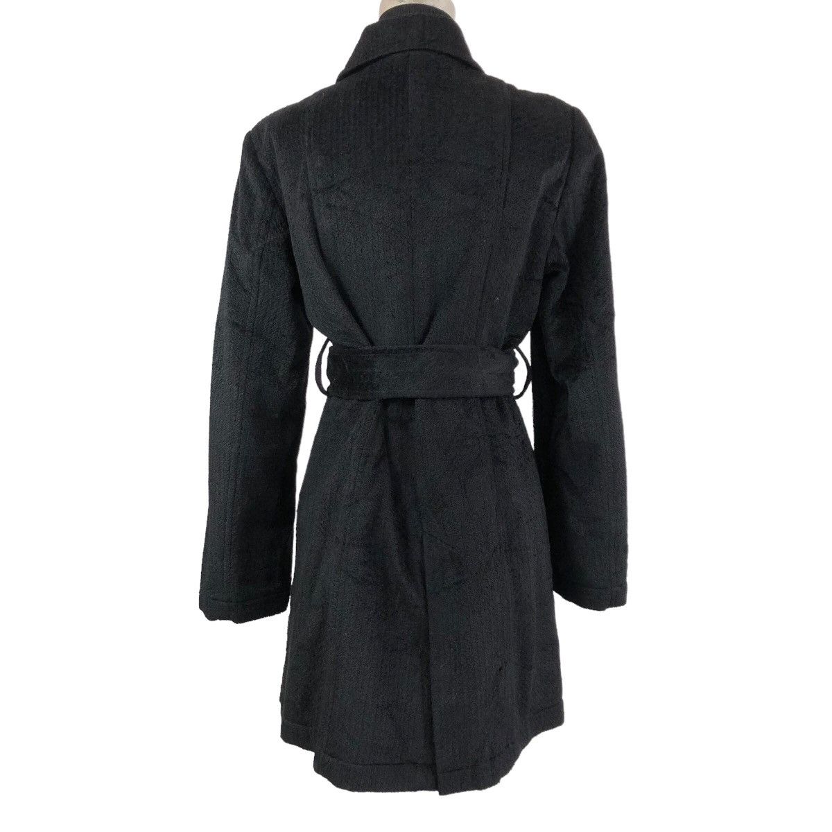 Vintage 90s Mary Quant Wool Trench Coat - 16