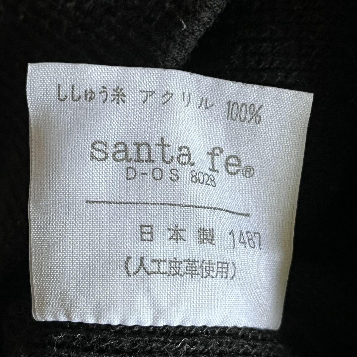 Vintage Santafe Embroidery Sweater Knitwear Made In Japan - 7