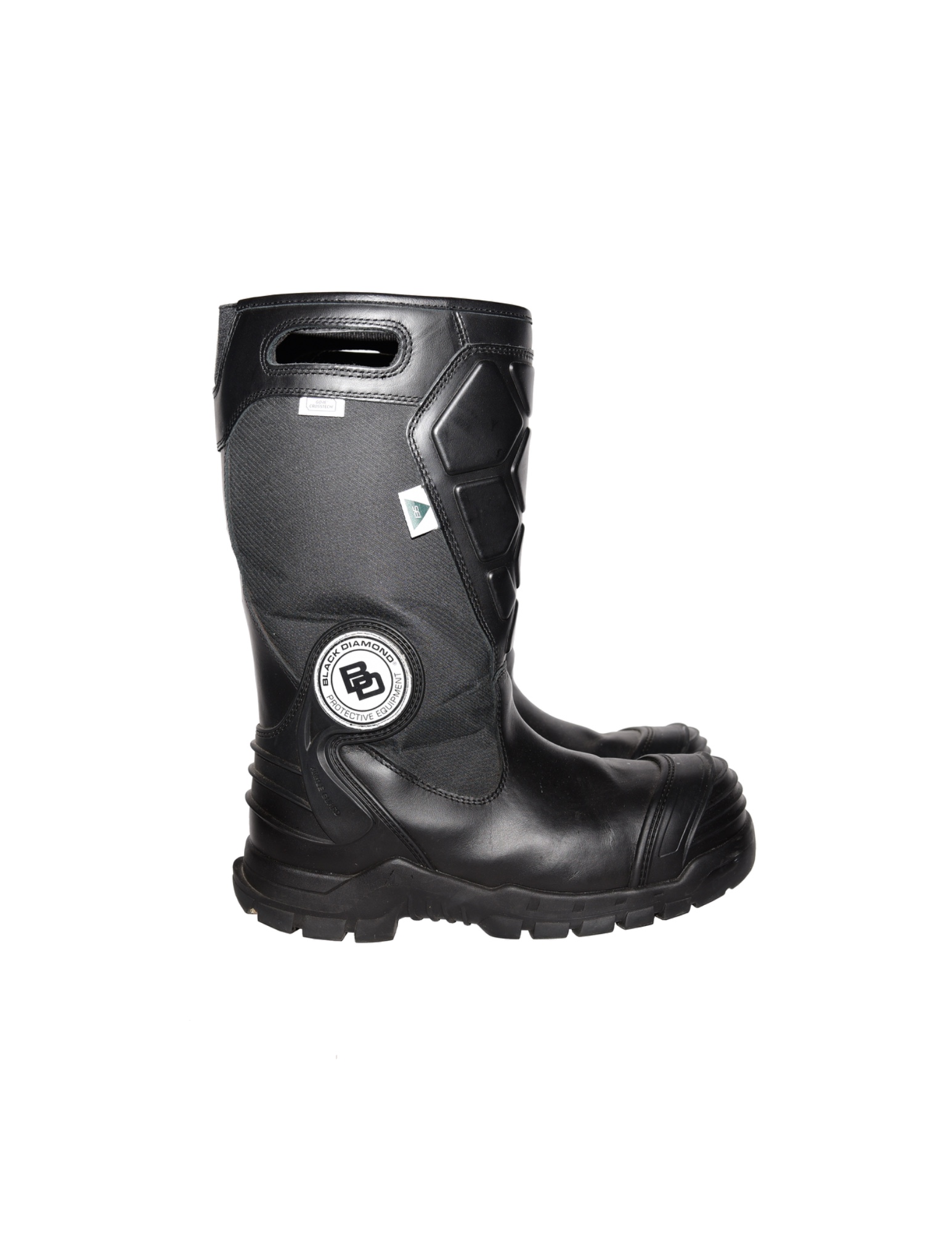 Black Diamond Leather 14' X2 Firefighter Boots  - 5