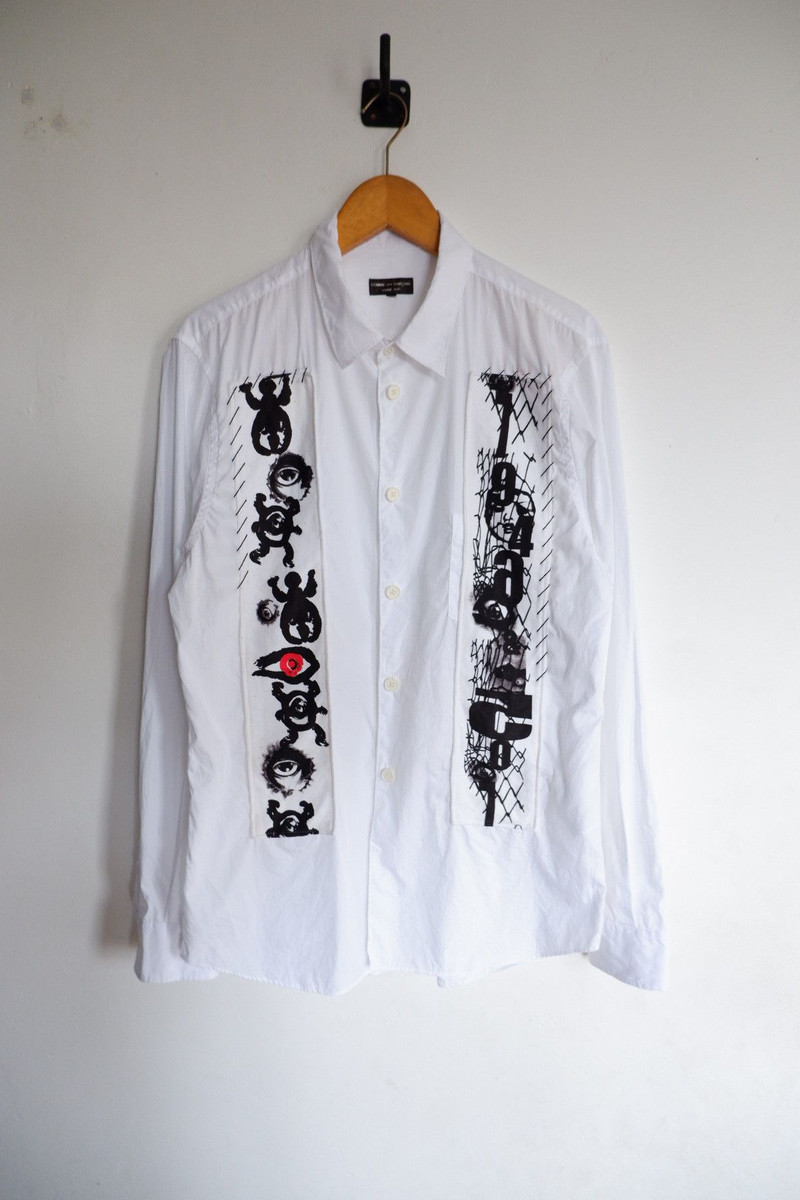 2012 - Rare Comme Des Garcons Homme Plus Patchwork Shirts - 1
