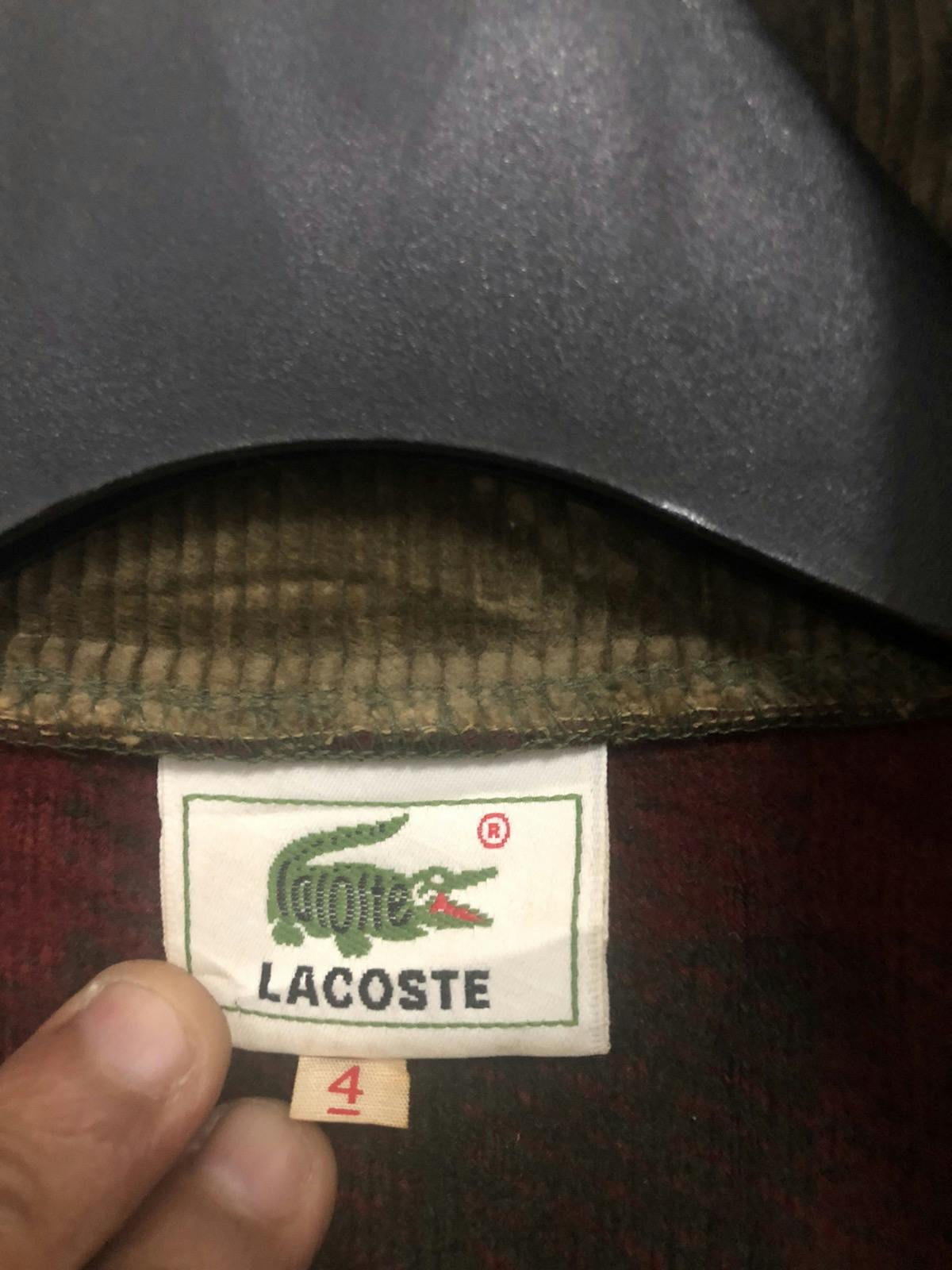 Vintage LACOSTE Fleece Jacket Plaid - 2