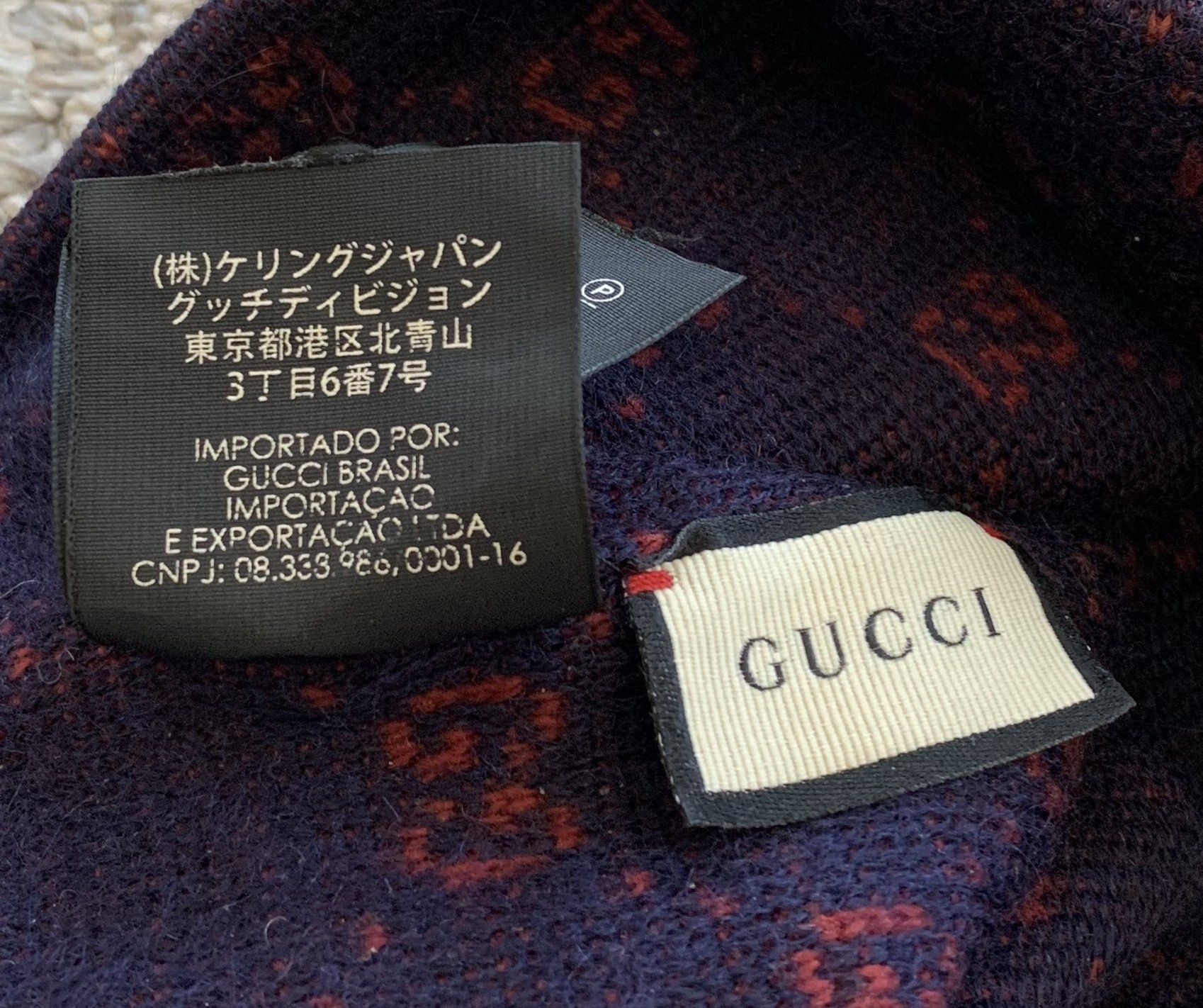 Vintage Gucci Monogram Beanie Hat - 6