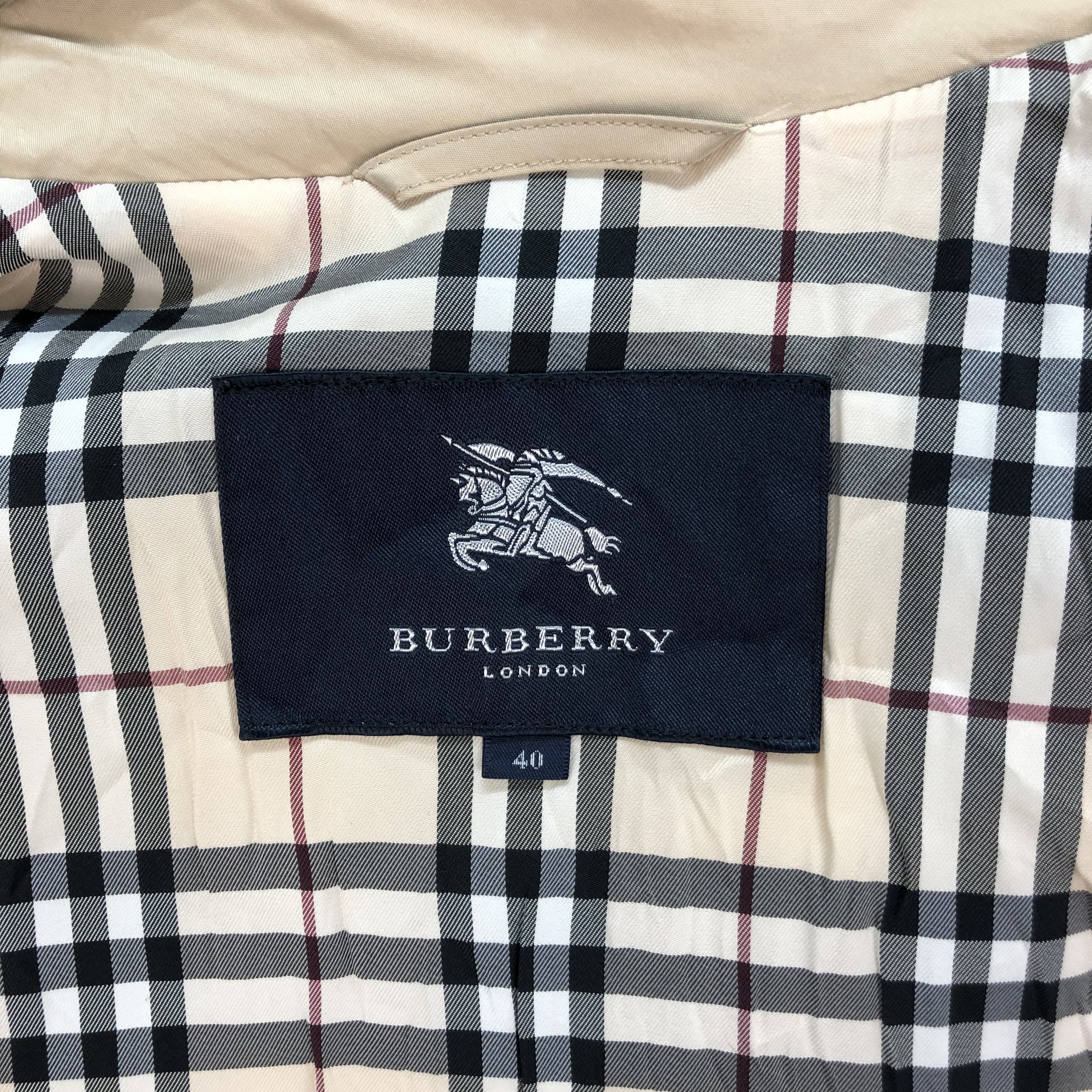 BURBERRY LONDON NOVA CHECK QUILTED JACKET #5376-186 - 7