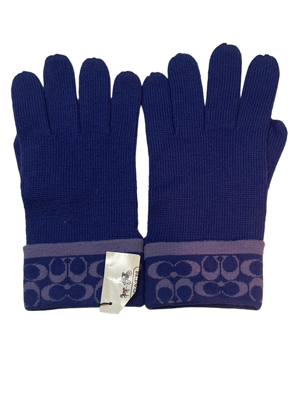 Coach - COACH ( NEW OLD STOCK ) (NOS) SIGNATURE KNIT TECH GLOVES - 2
