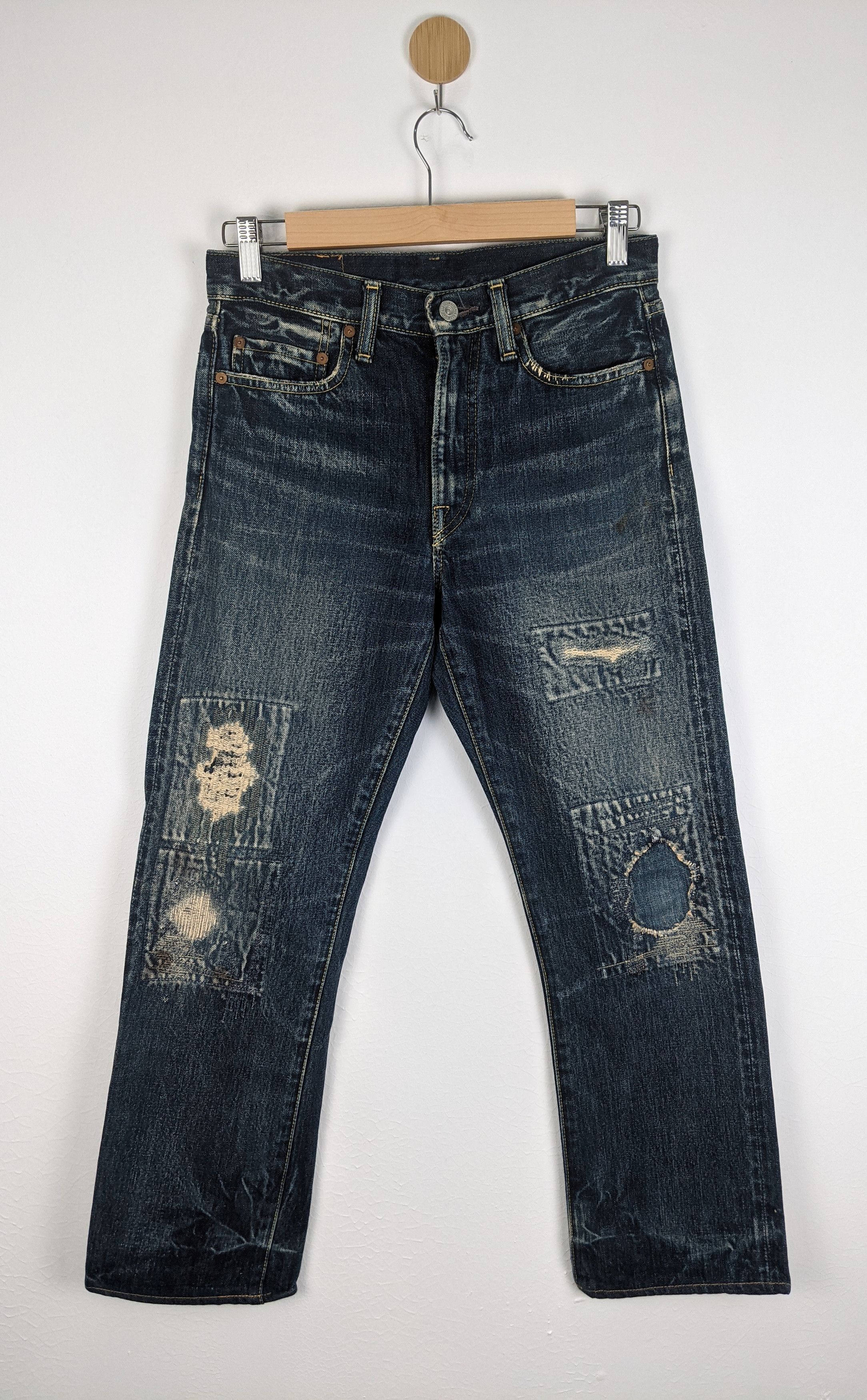 Kapital Distress Patchwork Japan Jeans - 1