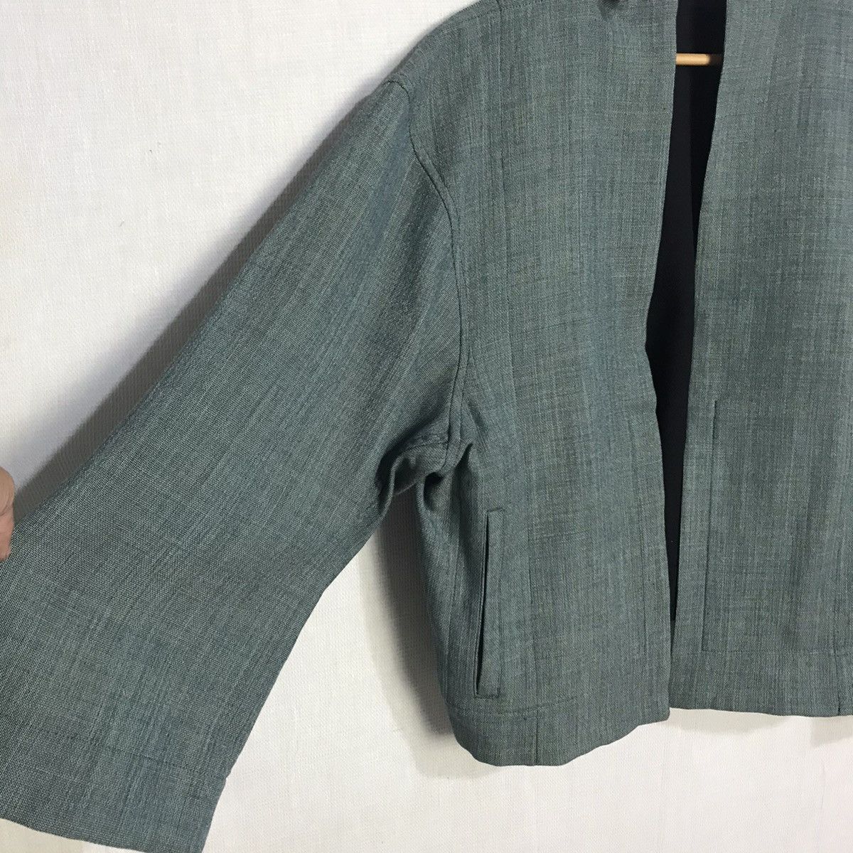 Ys yohji Yamamoto reversible cardigan jacket wool laine - 6