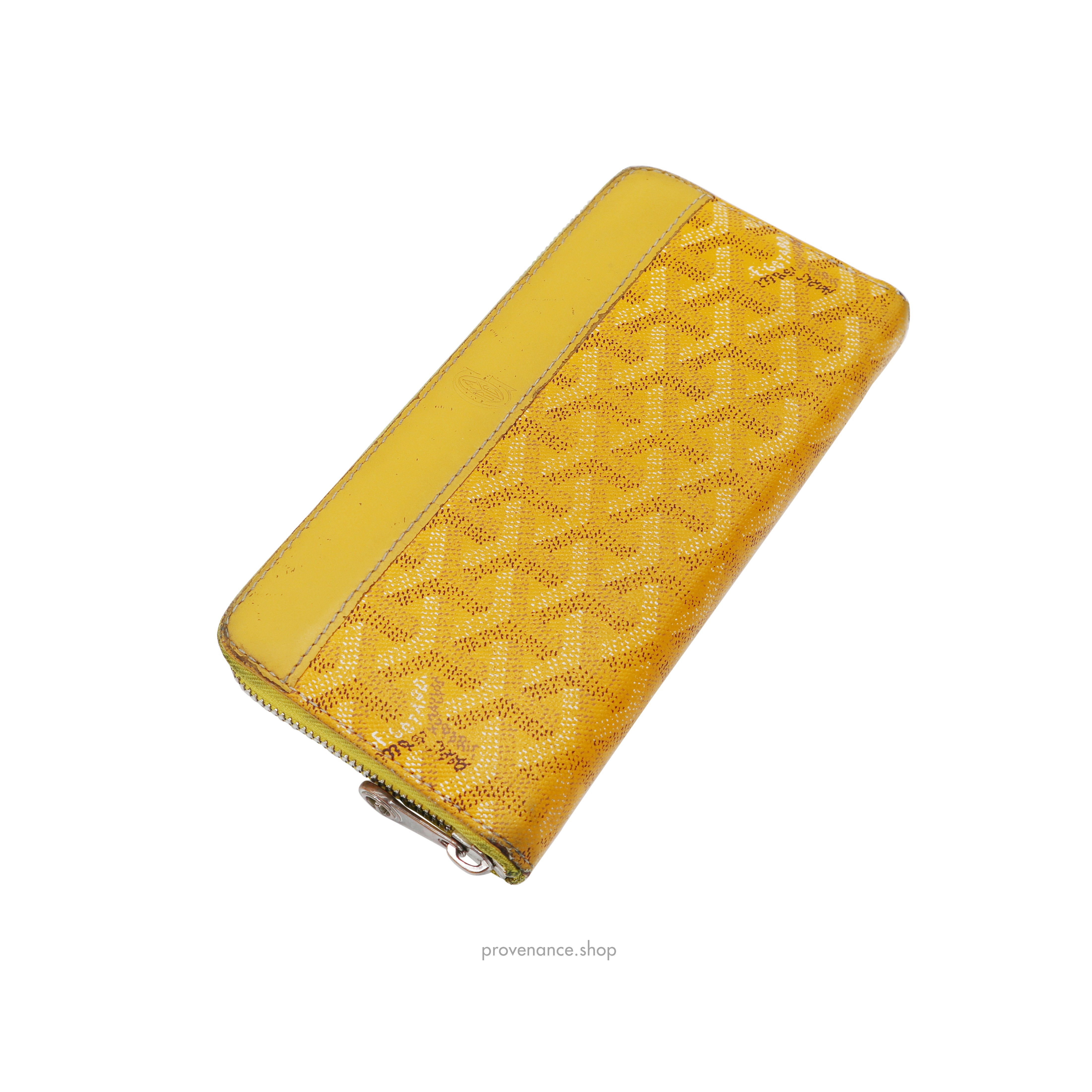 Goyard Matignon Zipped Wallet - Yellow Goyardine - 4