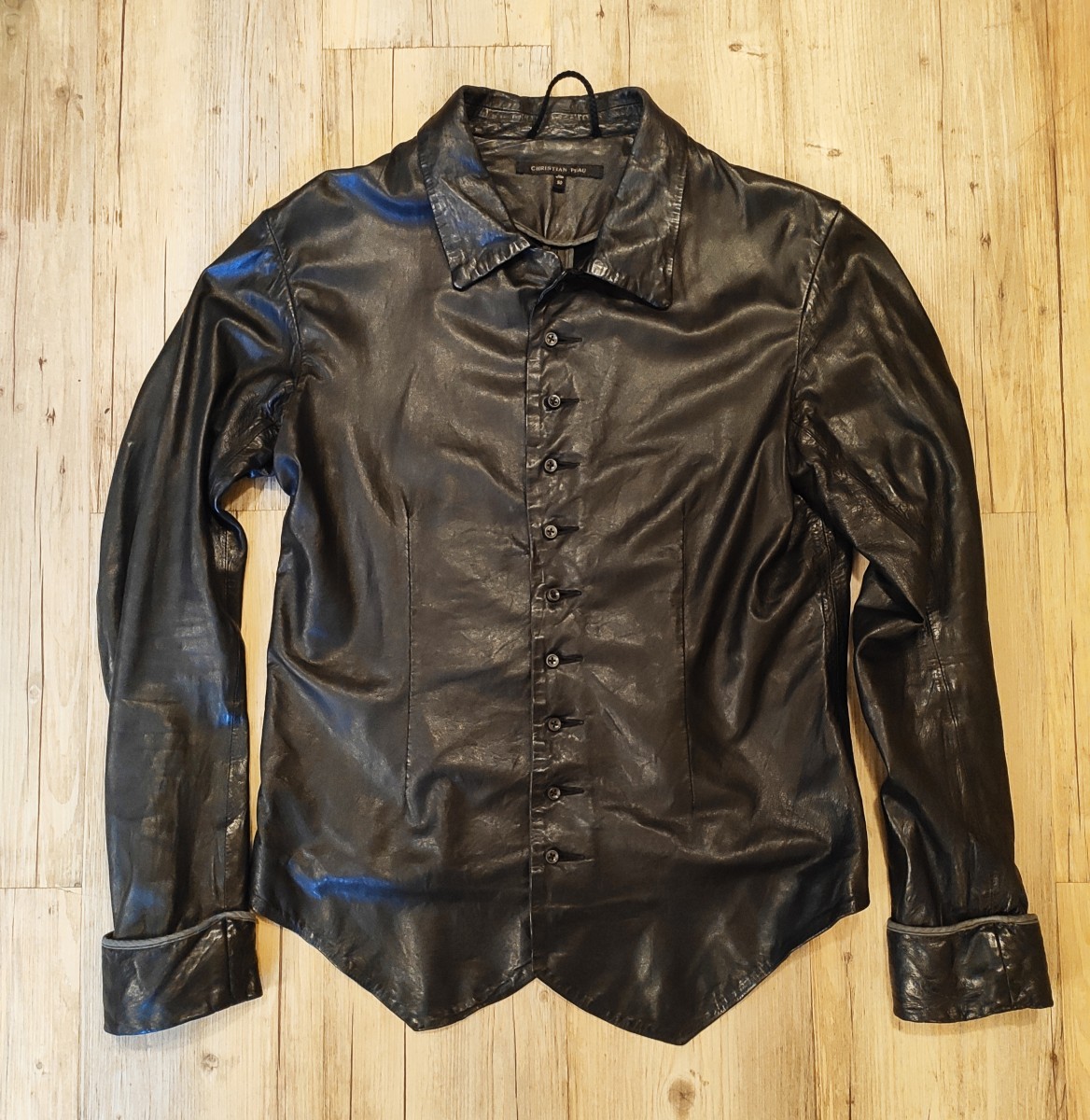 Christian Peau - Leather overshirt.Like Paul Harnden or Yohji Yamamoto - 3