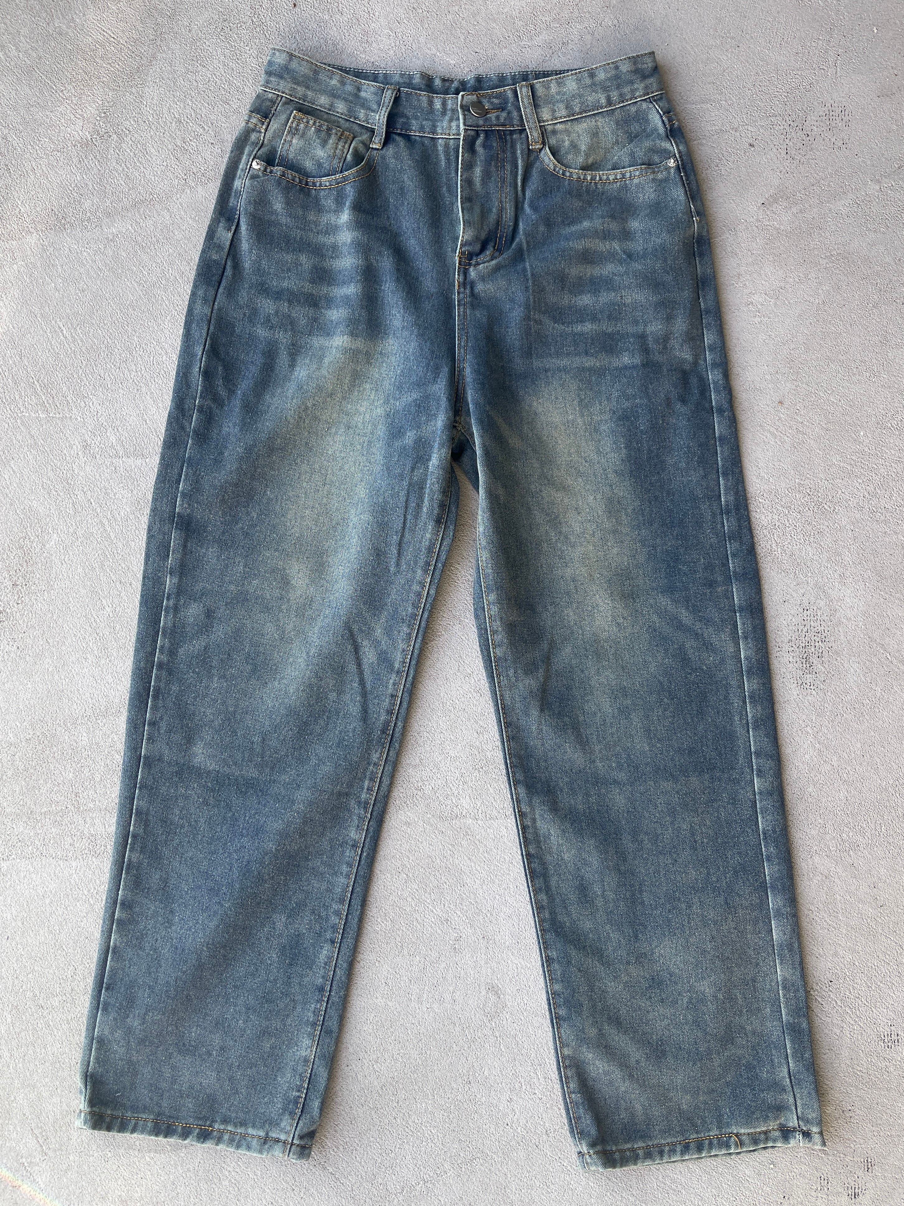 Vintage 2000s Japanese Americana Worker Denim Jeans - 2