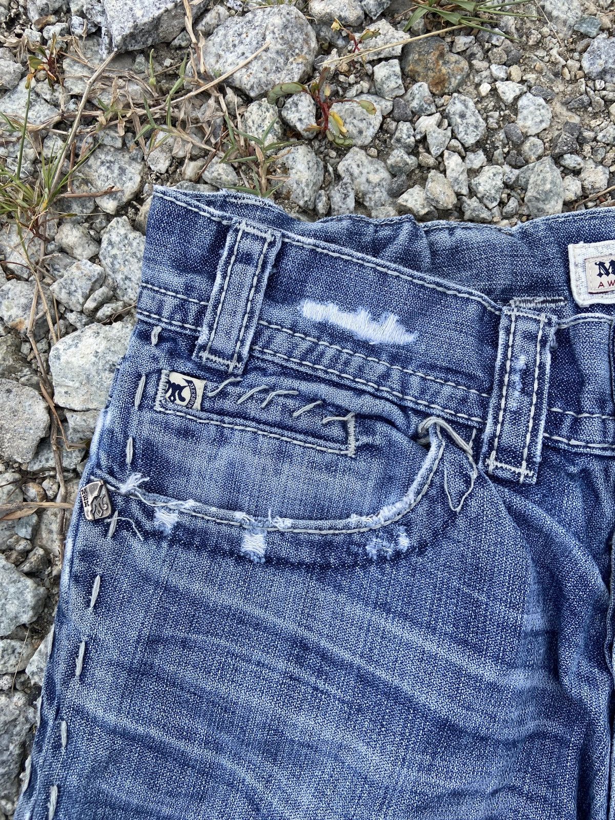 Vintage - Chrome Heart Inspired Denim Jeans - 8