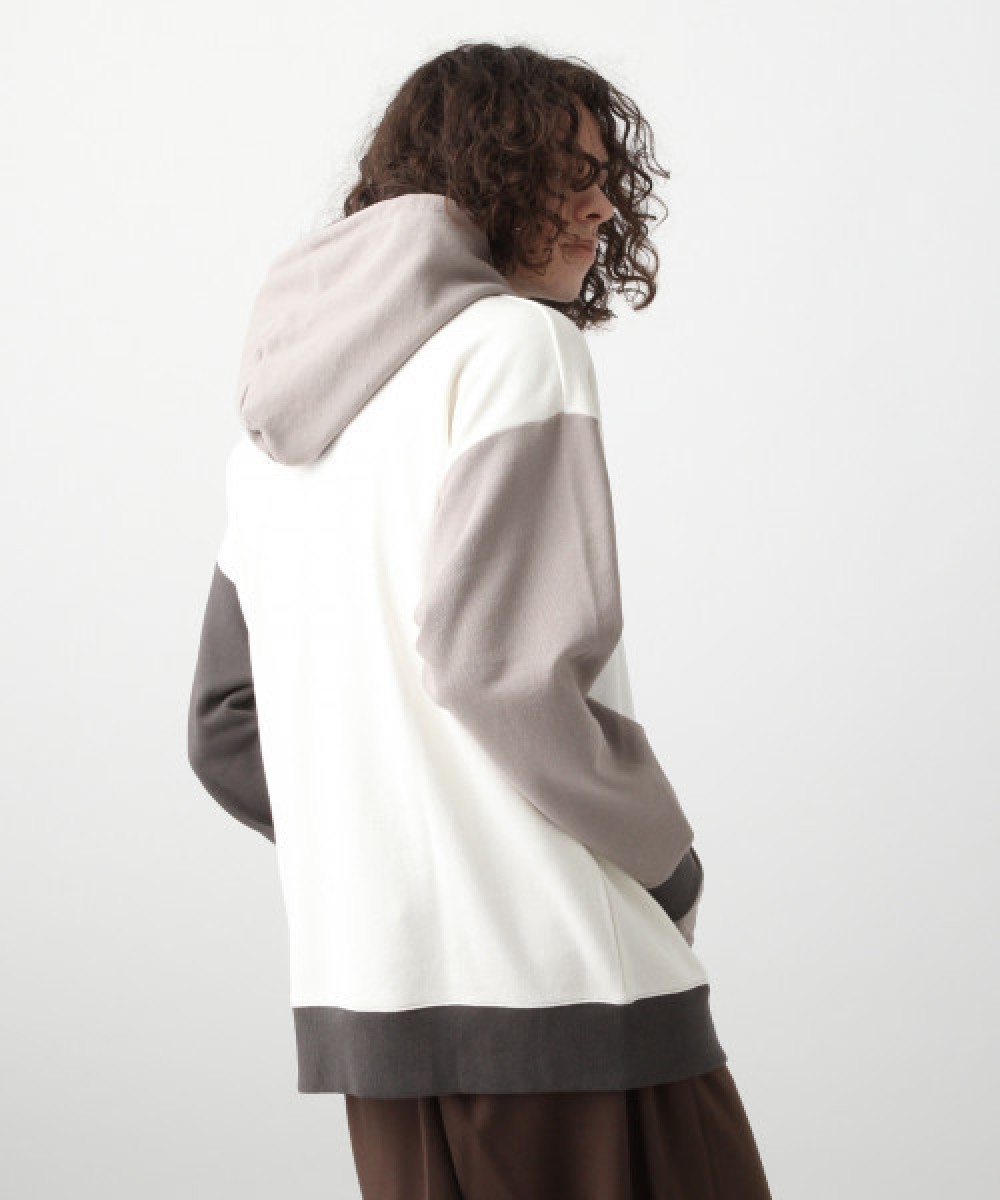 Hare - contrast block hoodie - 2