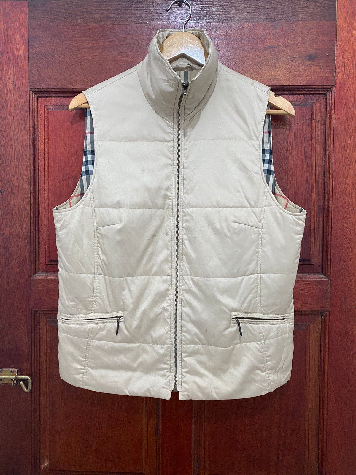 Burberry Down Jacket Vest Nova Check - 3
