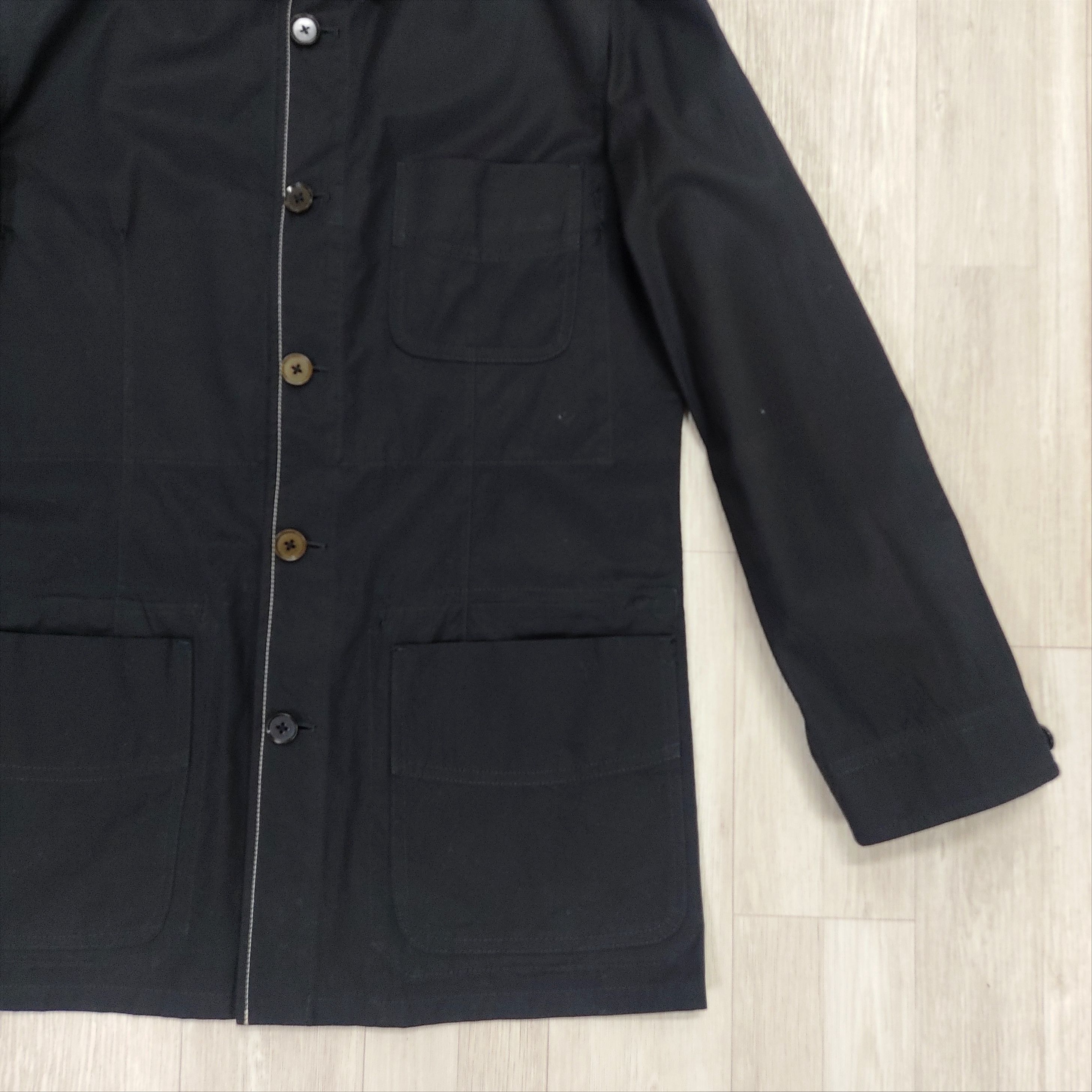 Y's By YOHJI YAMAMOTO Minimalist Gentleman Chore Jacket - 7