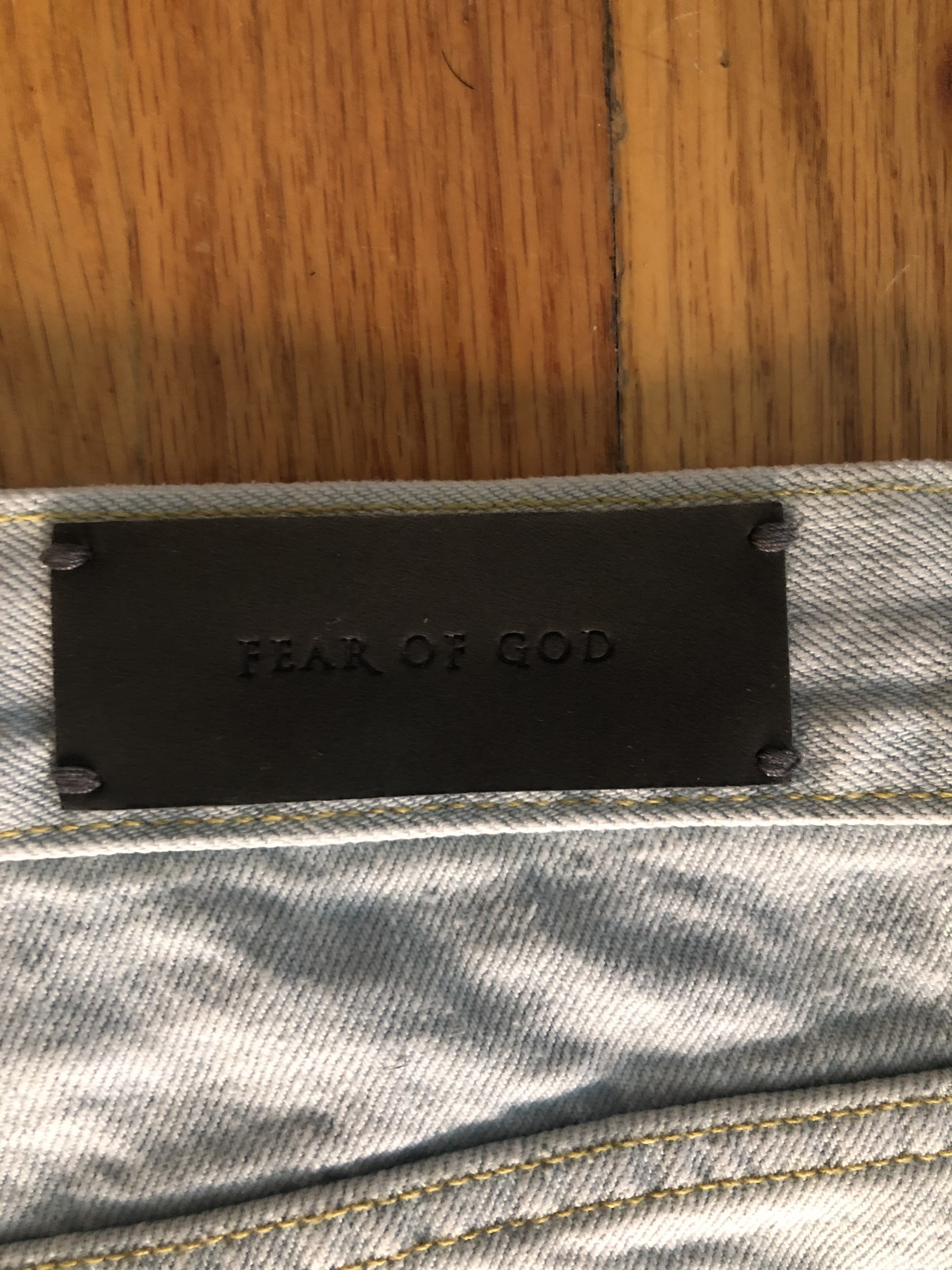 Fear of God Jeans Fifth Collection Washed Out Indigo 34 - 4