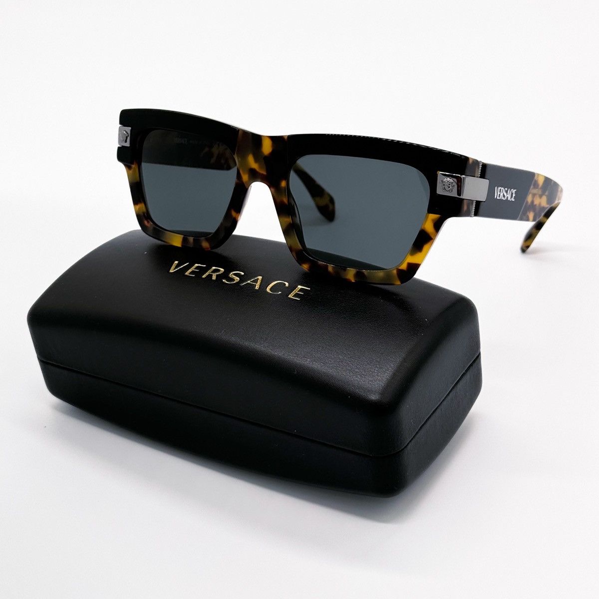 NEW VERSACE VE4464 5456/87 BROWN MOD 4464 UNISEX SUNGLASSES - 1