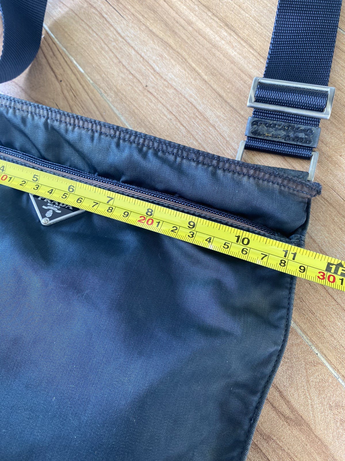 Authentic Prada Tessuto Nyalon Sling Crossbody Bag FADED - 11