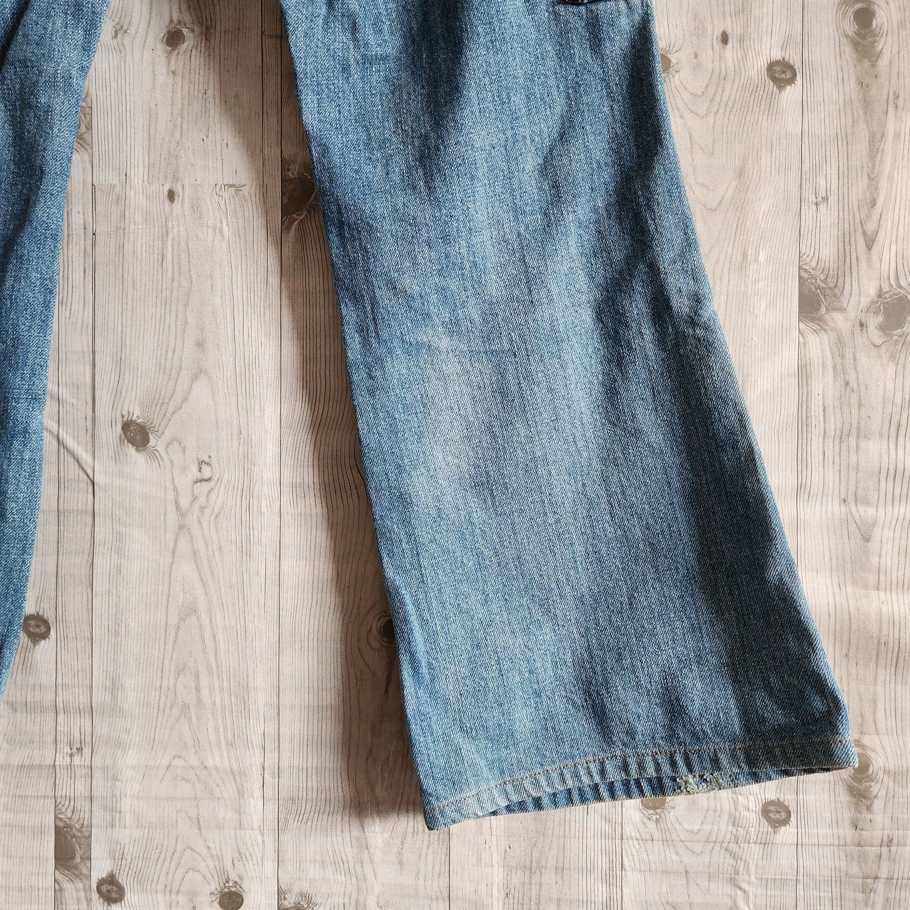 Distressed Denim - Distressed Plus Bleu Blue Japan Bush Pants Denim Jeans - 11